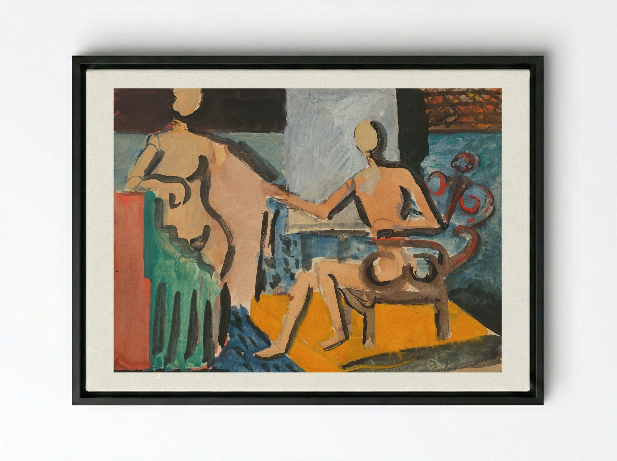 Atelier - Cyprián Majerník - Framed Canvas Black