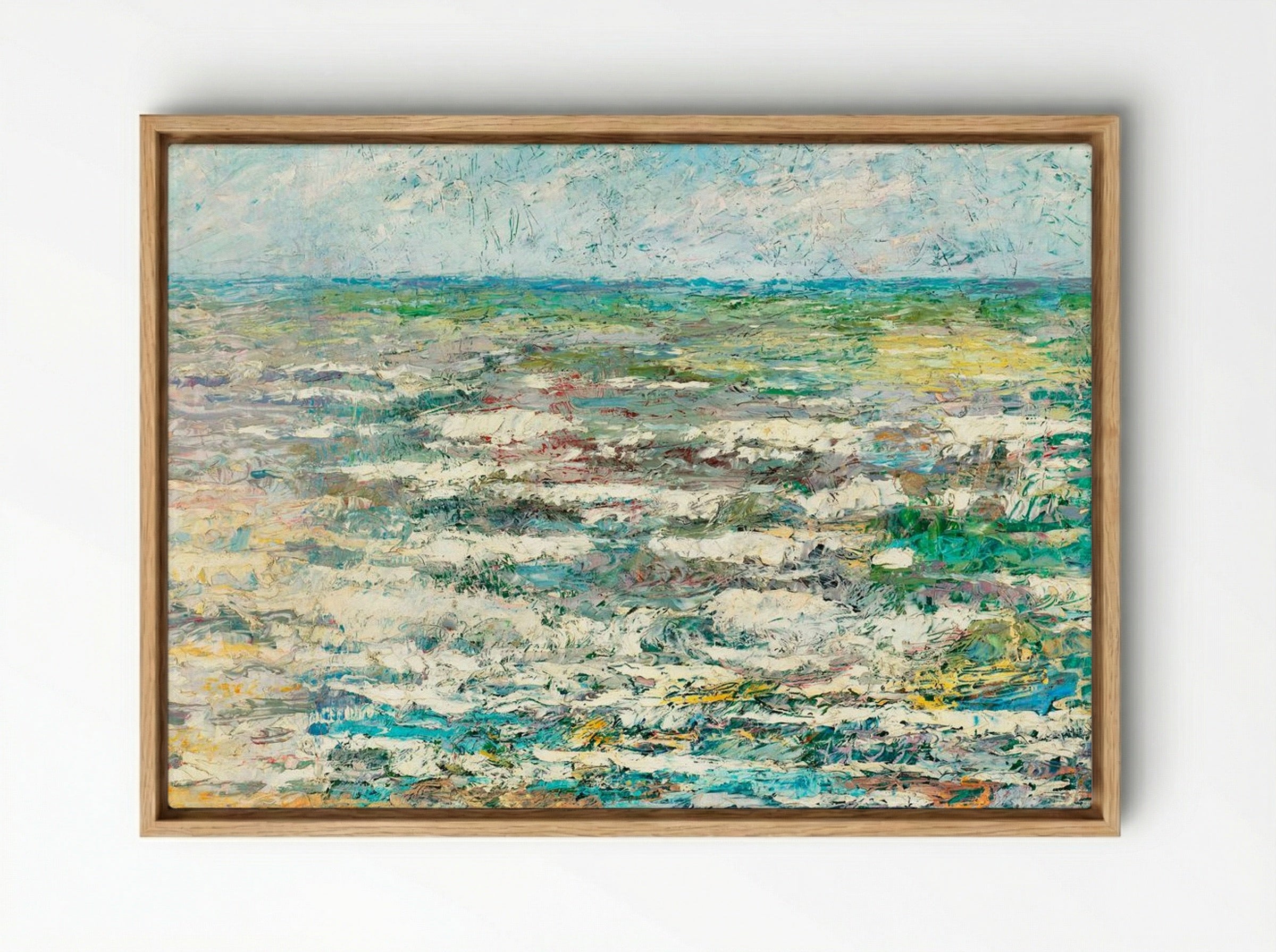 The Sea - Jan Toorop - Framed Canvas Wood