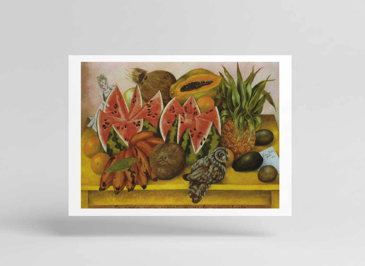 The Bride Frightened at Seeing Life Opened - Frida Kahlo - Poster