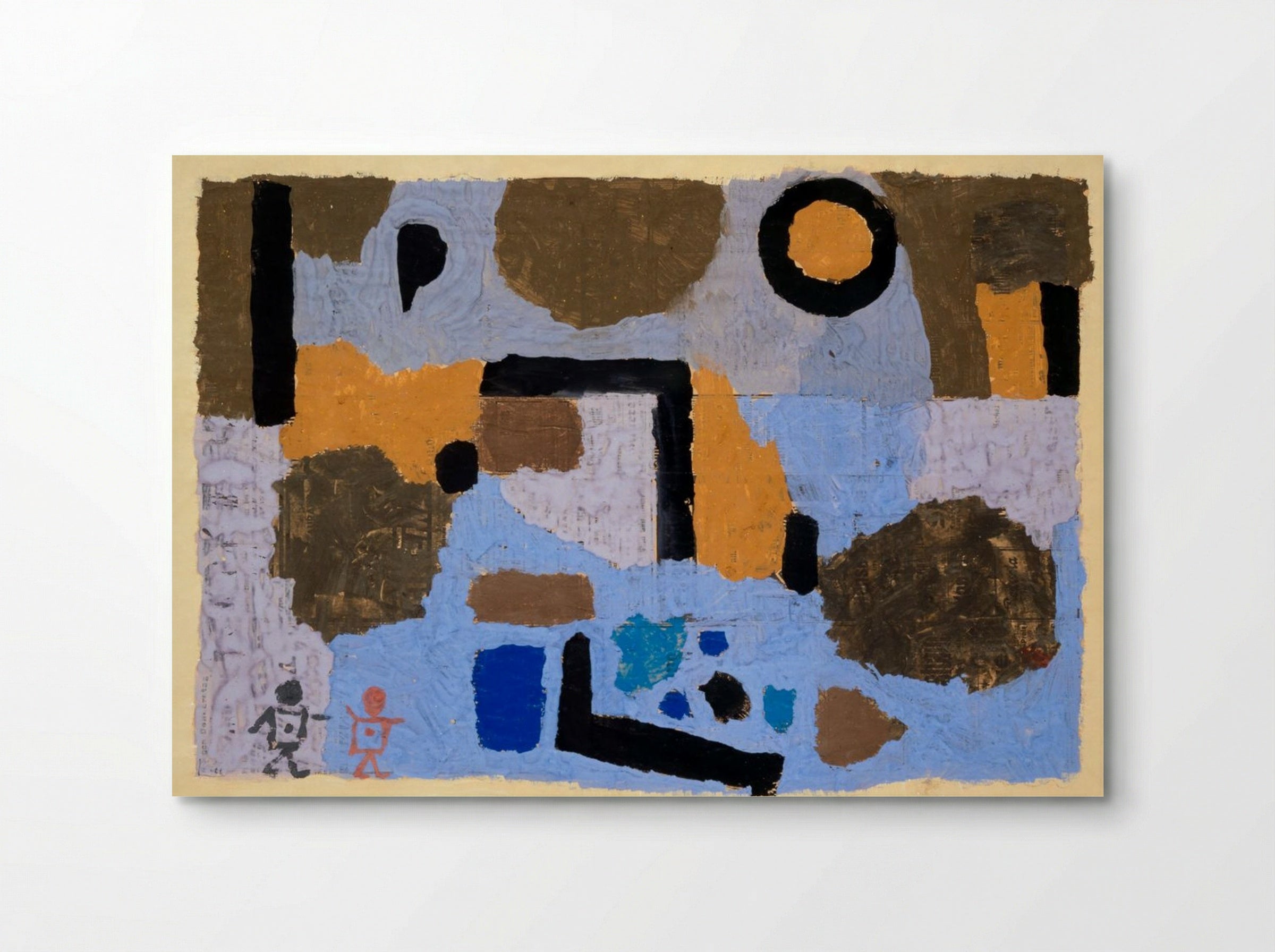 With the Two Lost Ones - Paul Klee - Poster