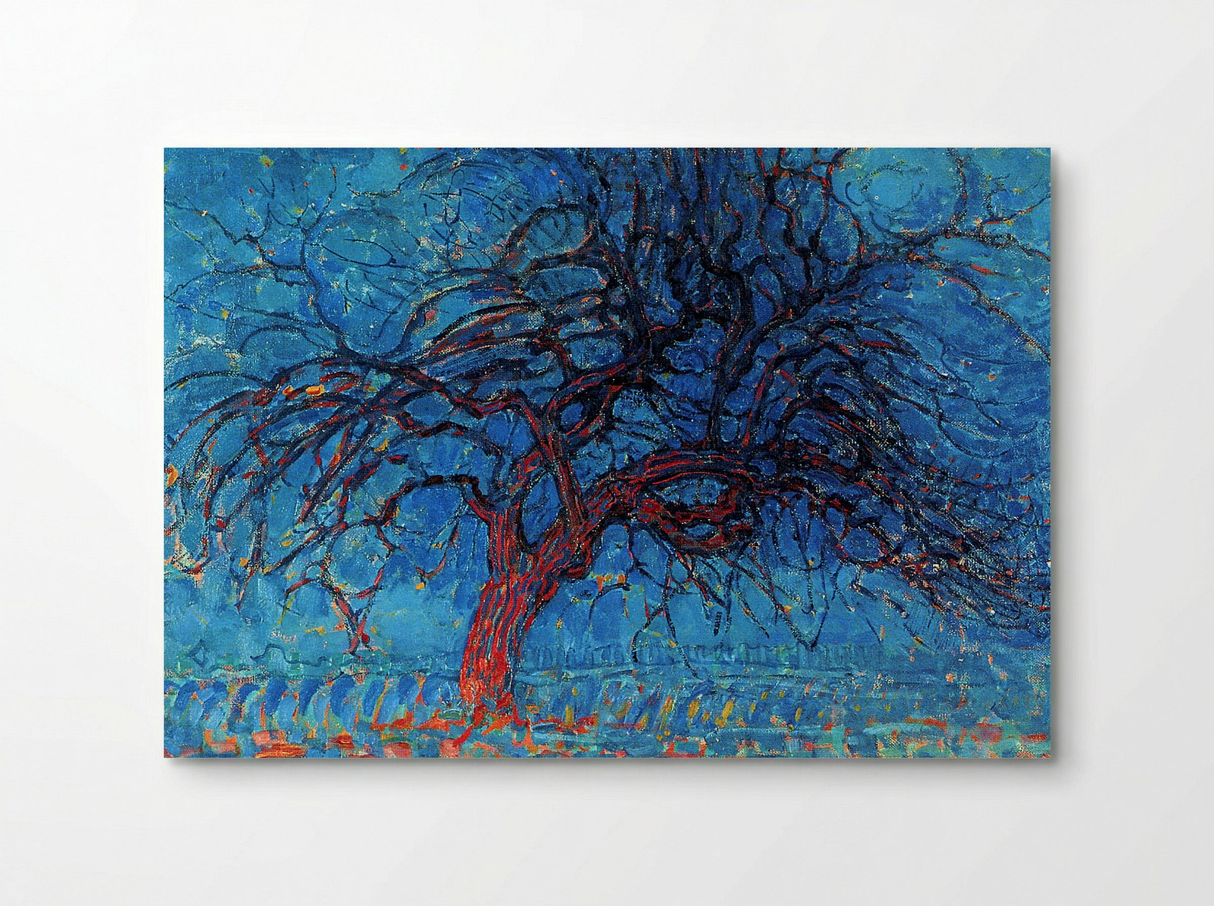 Avond (Evening): The Red Tree - Piet Mondrian - Poster