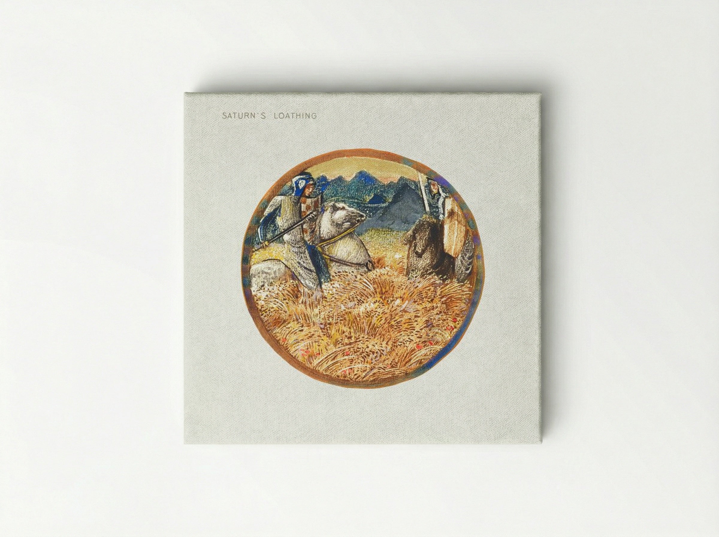 Saturn's Loathing, from The Flower Book - Edward Burne-Jones - Canvas