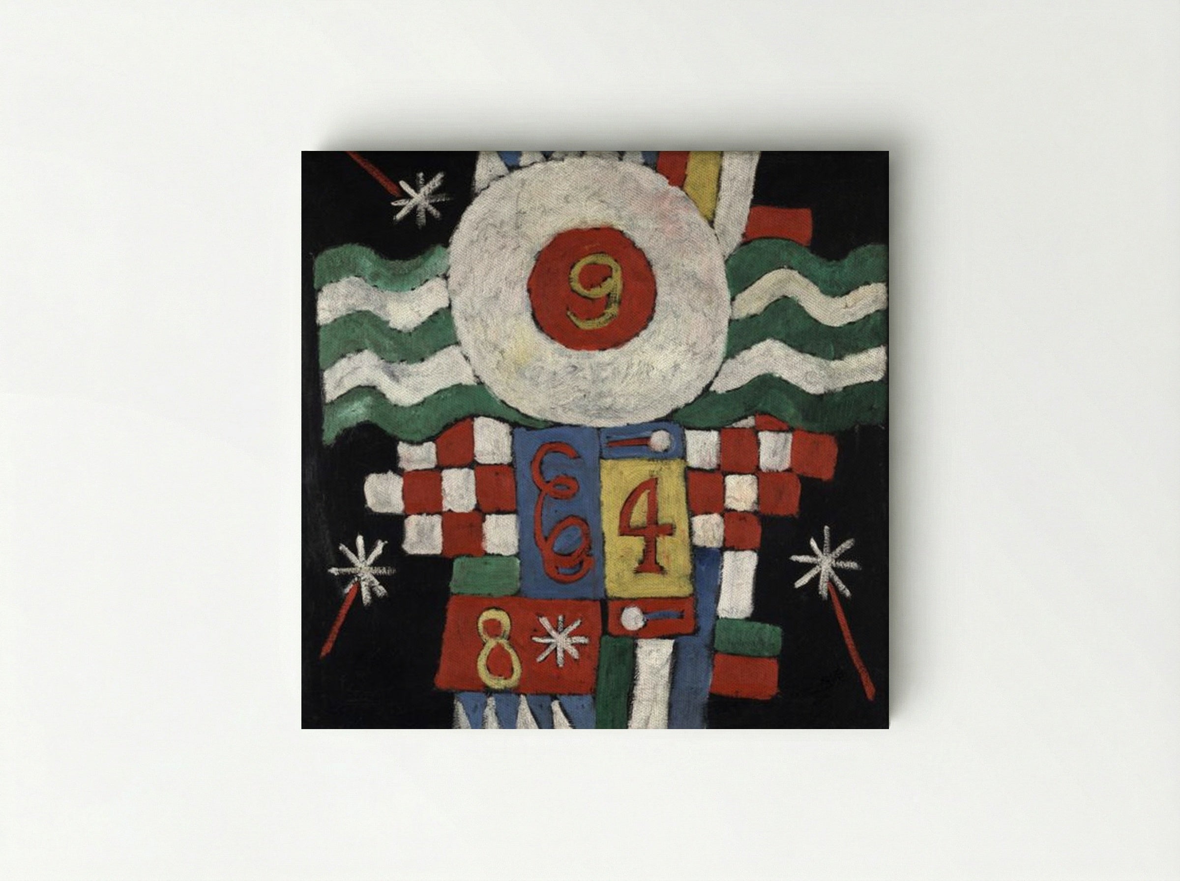 Collection of Numbers, Designs and Letters Seen by Me at the Beginning of the War in Berlin - Paul Klee - Canvas