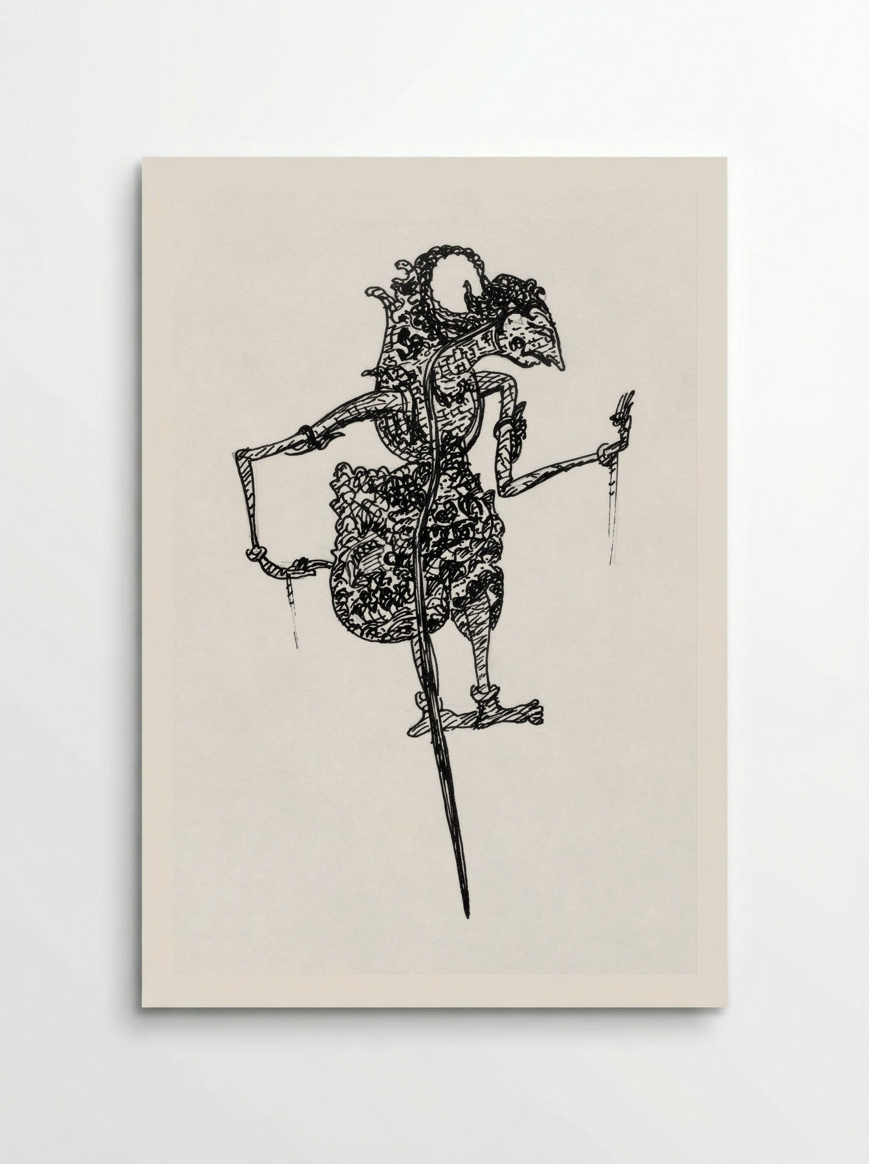 Wajangpop (Wayang Puppet) - Leo Gestel - Poster