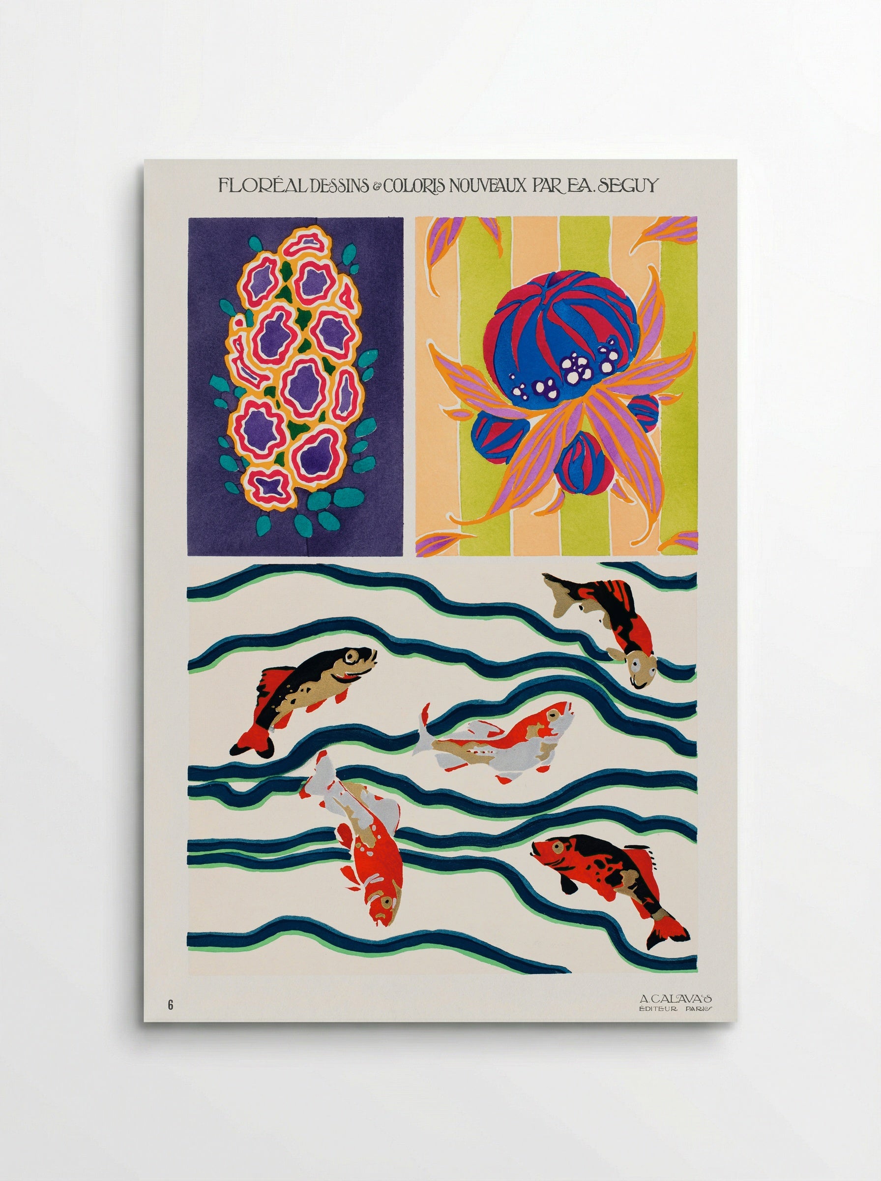 Floréal Dessins et Coloris Nouveaux - Émile-Allain Séguy - Poster