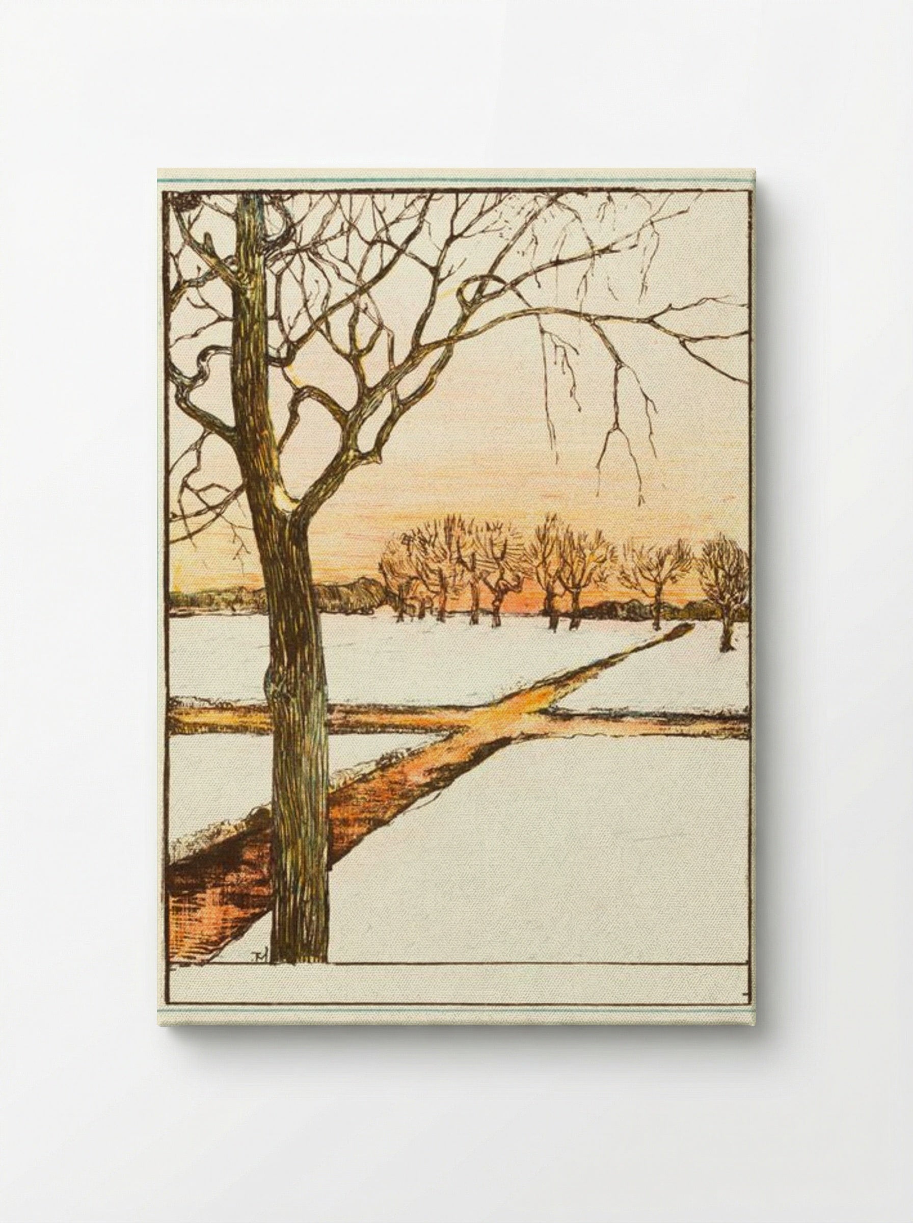 Sneeuwlandschap (Snowy Landscape) - Theo van Hoytema - Canvas