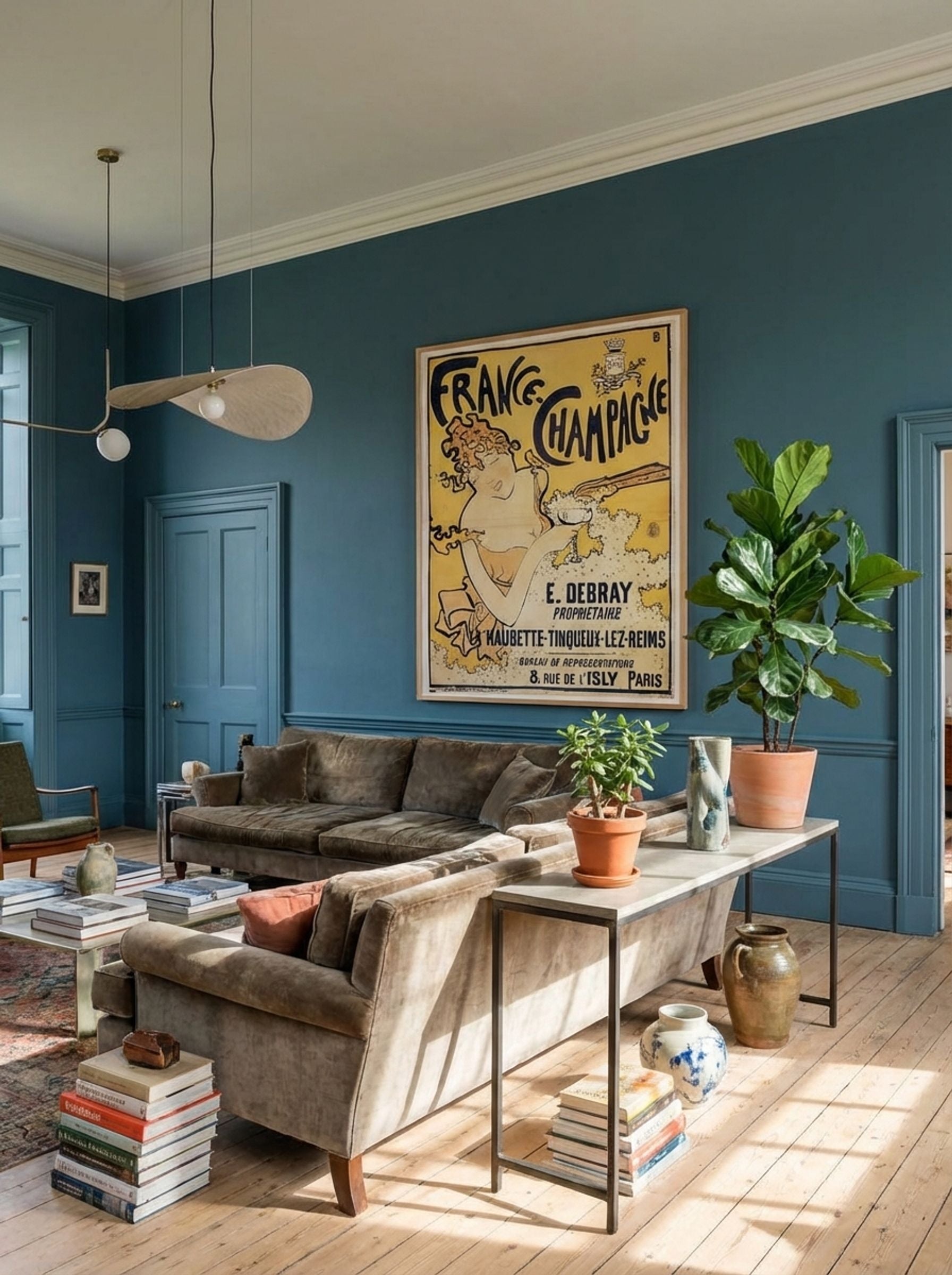 France Champagne (Advertising Poster) - Fine Art Print - Lifestyle