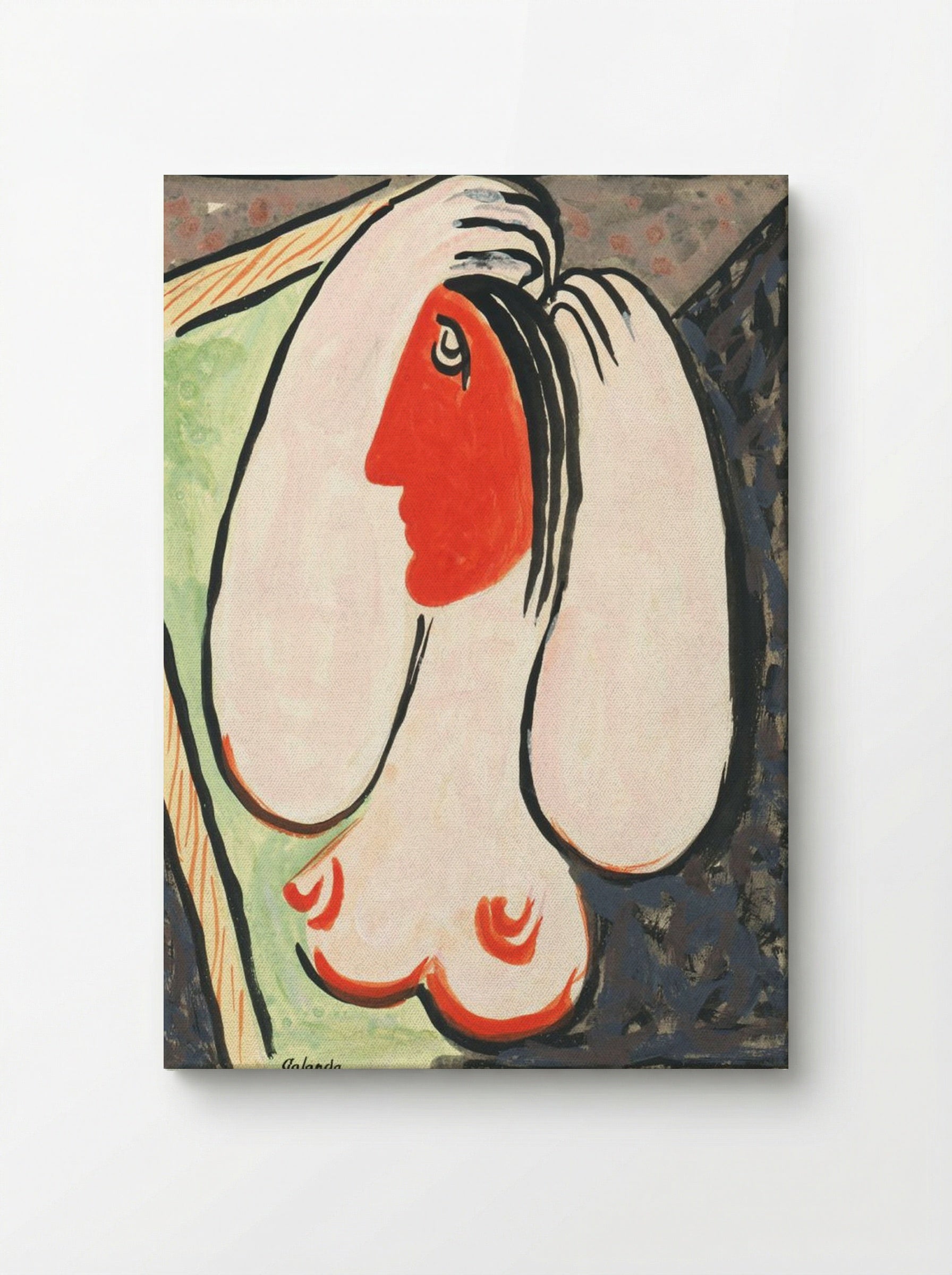 In Front of a Mirror - Mikuláš Galanda - Canvas