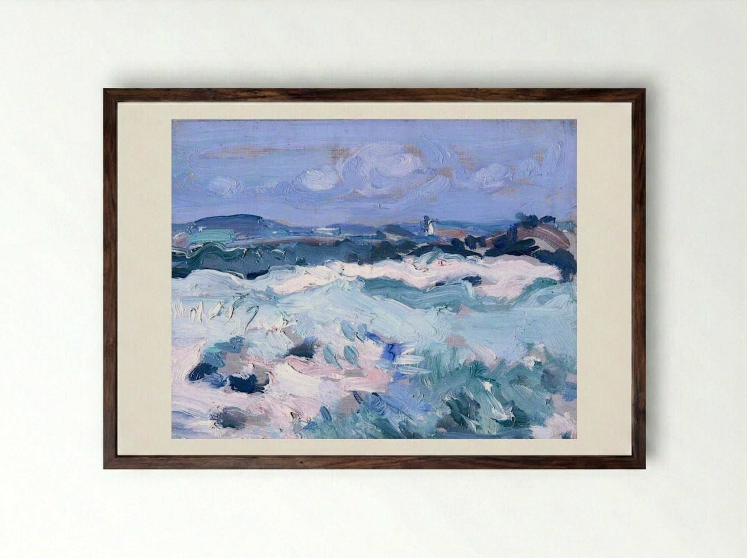 Barra - Samuel Peploe - Framed Print Dark Wood