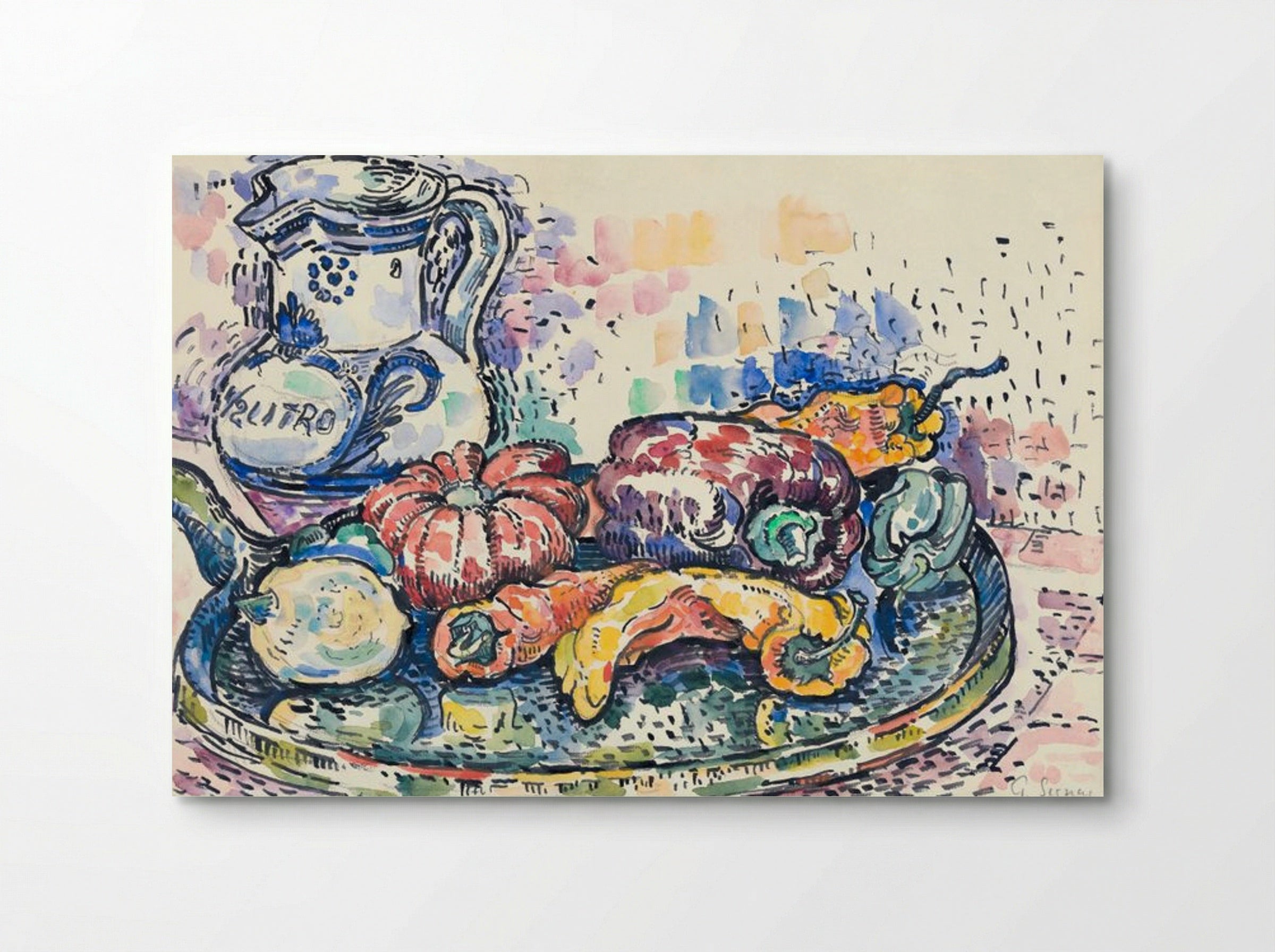 Still Life with Jug - Paul Signac - Poster
