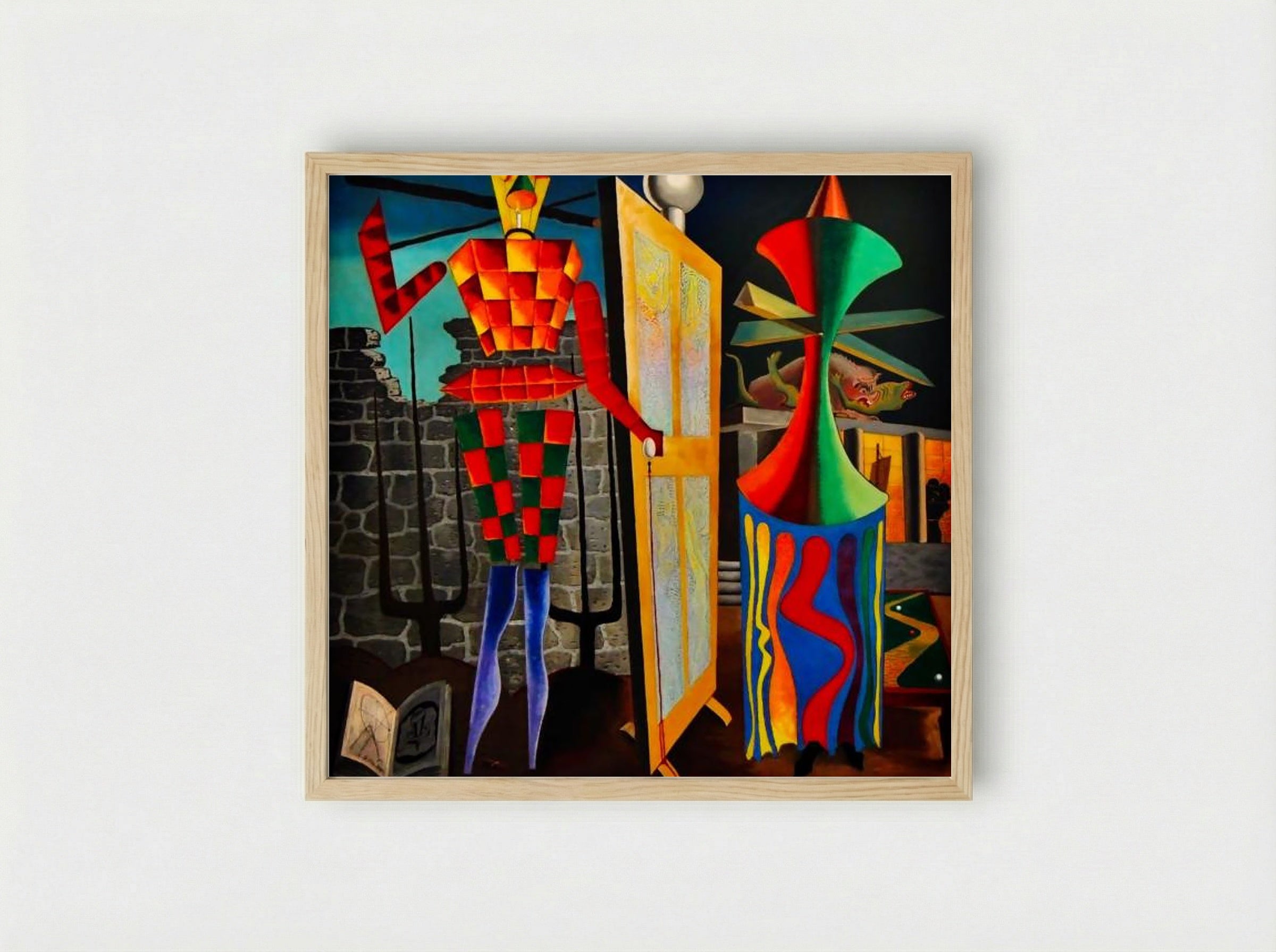 Le Beau Temps - Man Ray - Framed Print Wood