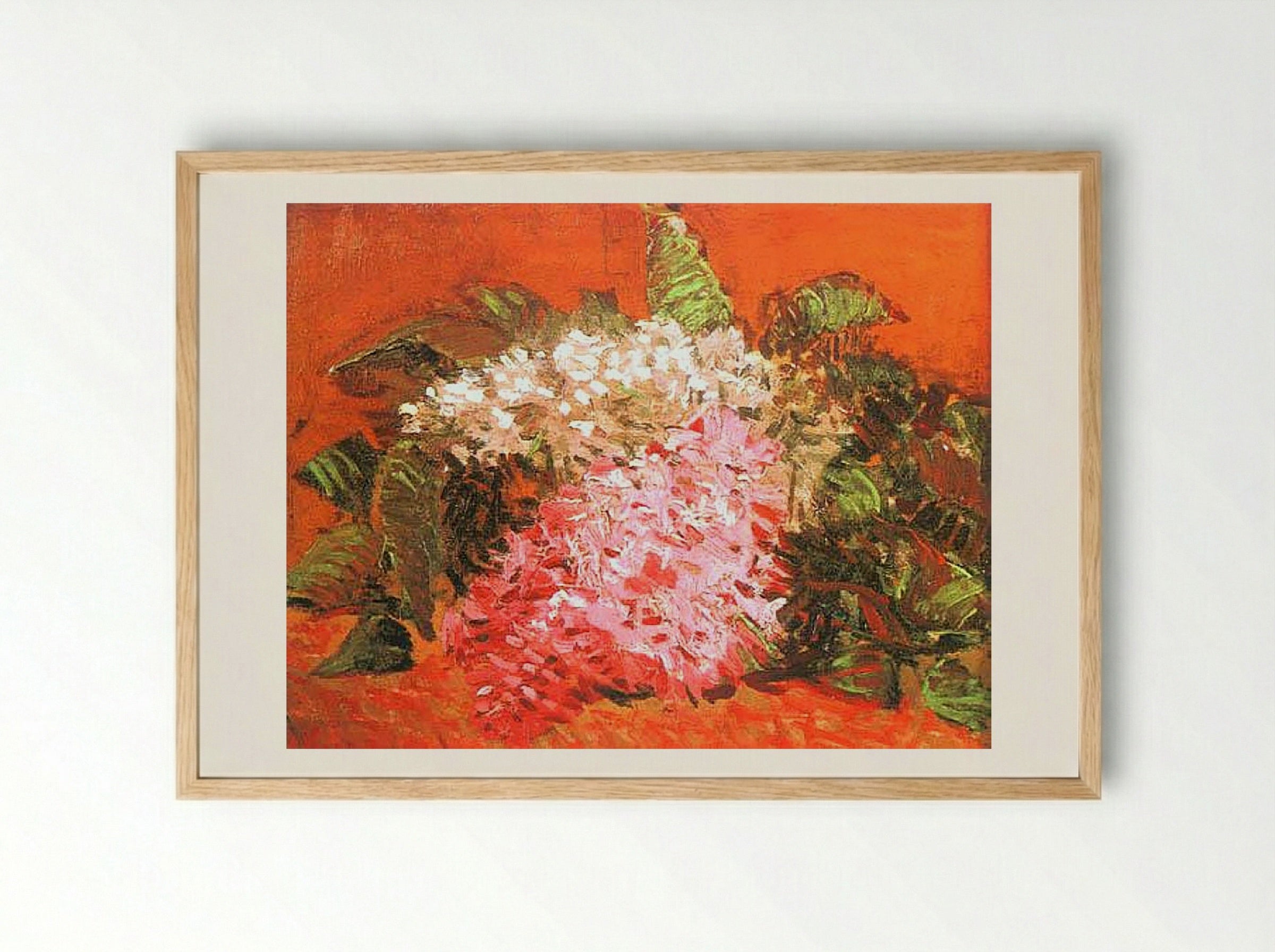 Lilacs - Vincent van Gogh - Framed Print Wood