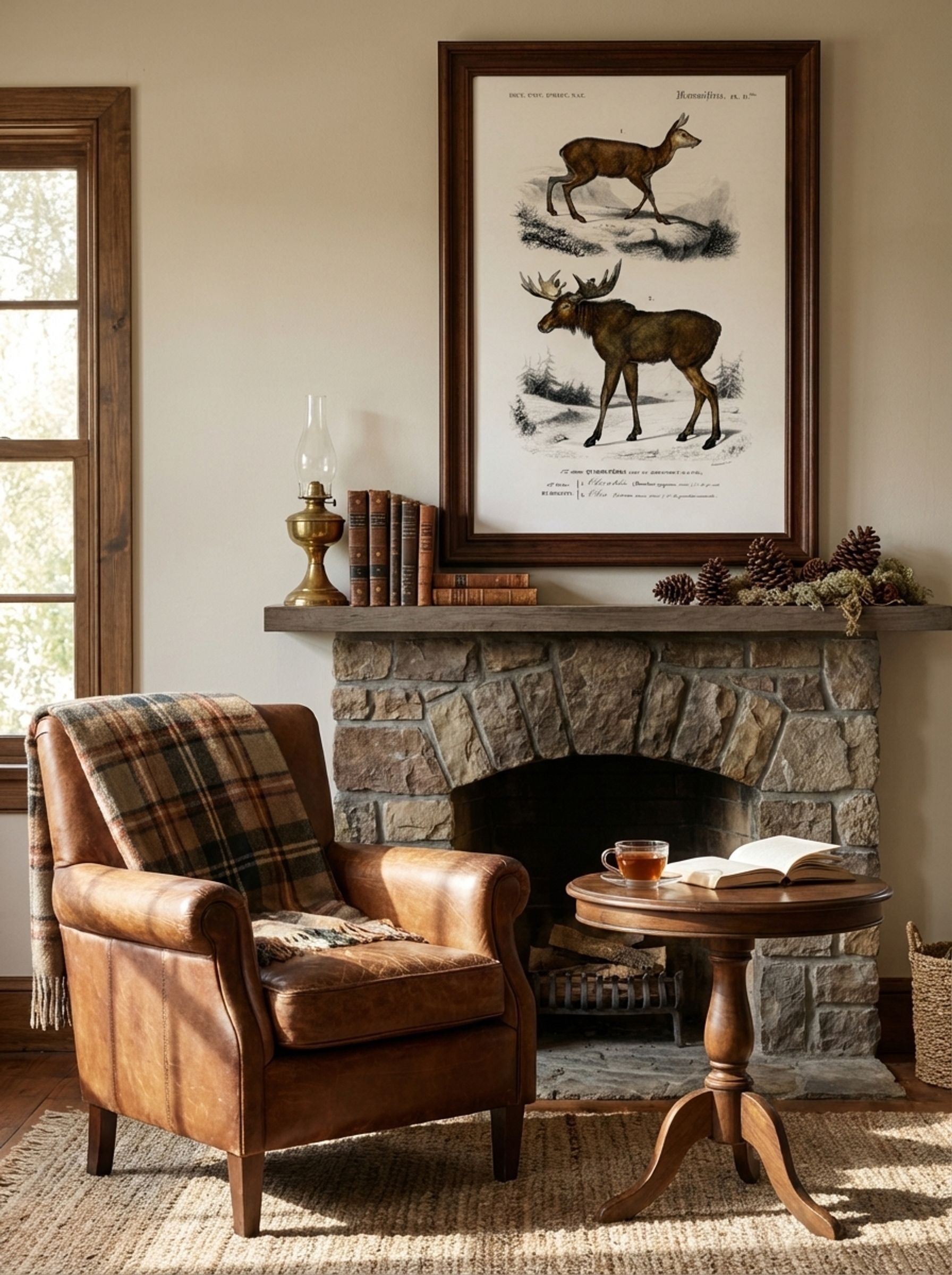 Alces alces and Moschus - Charles Dessalines D'Orbigny - Lifestyle