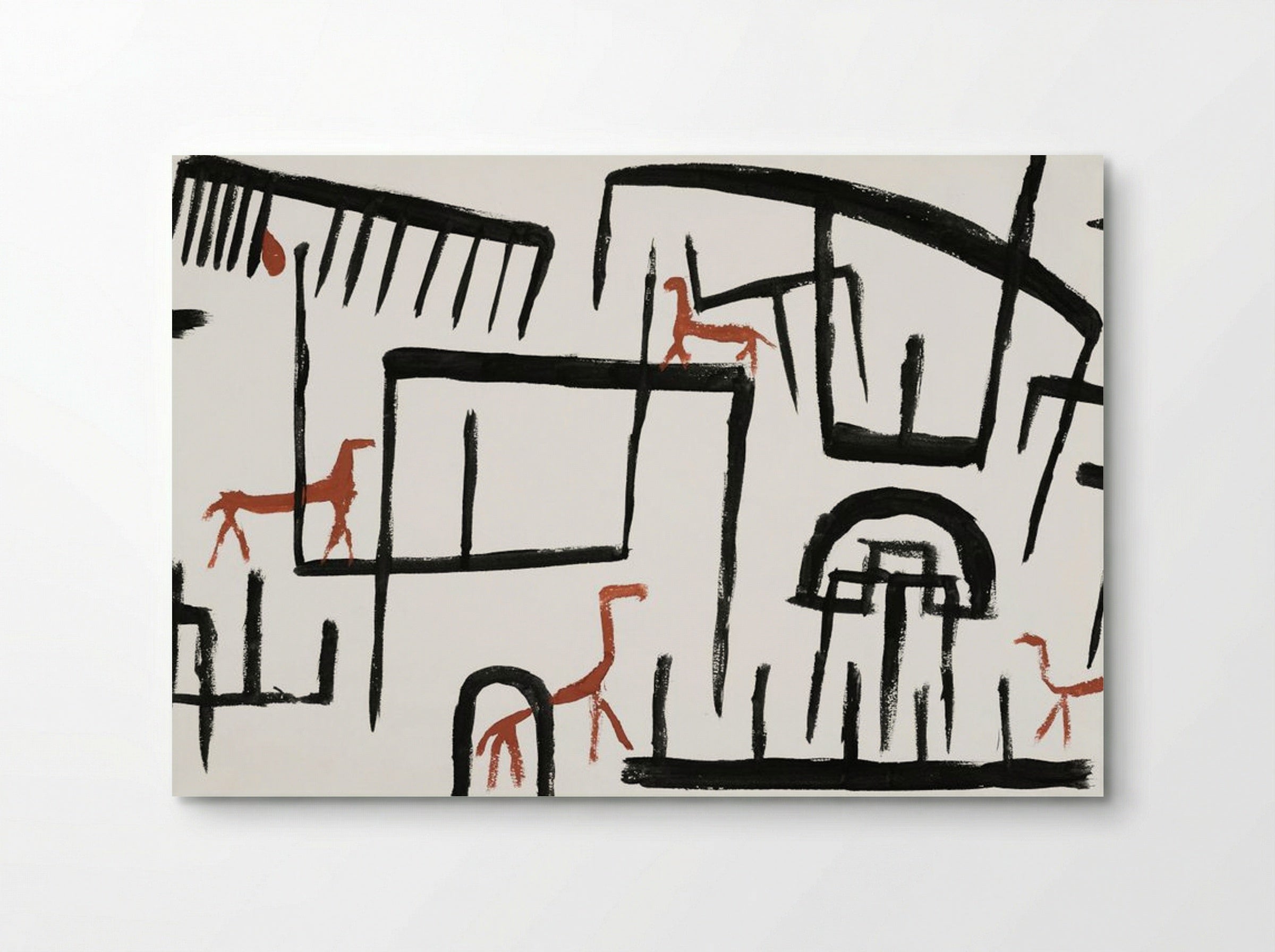 Animals in an Enclosure - Paul Klee - Poster