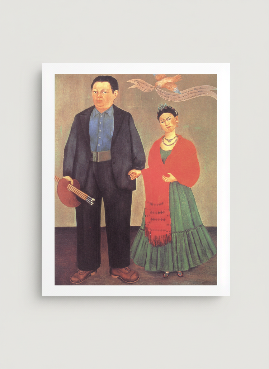 Frida and Diego Rivera - Frida Kahlo - Poster