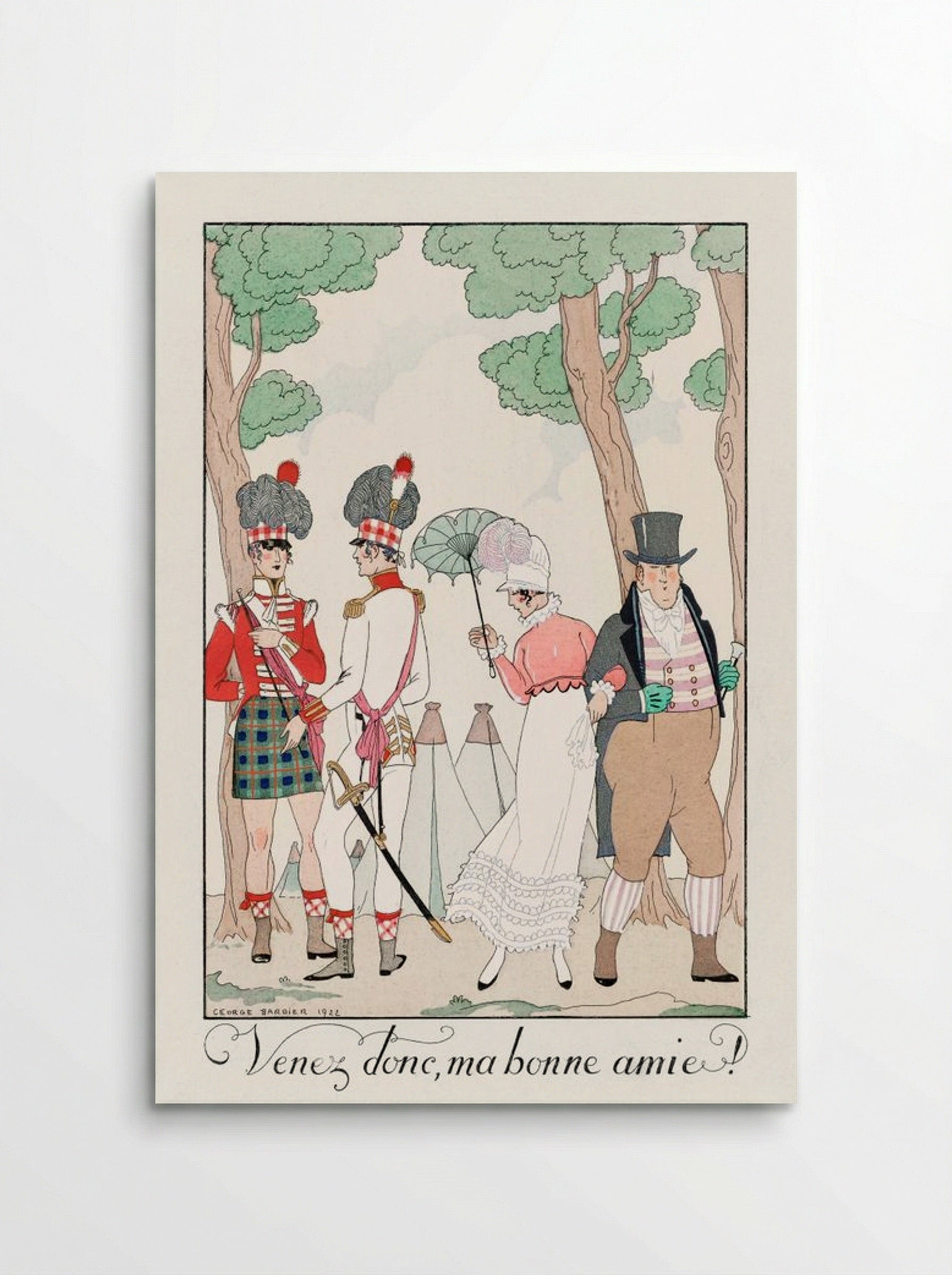 Come on, My Good Friend! - George Barbier - Poster