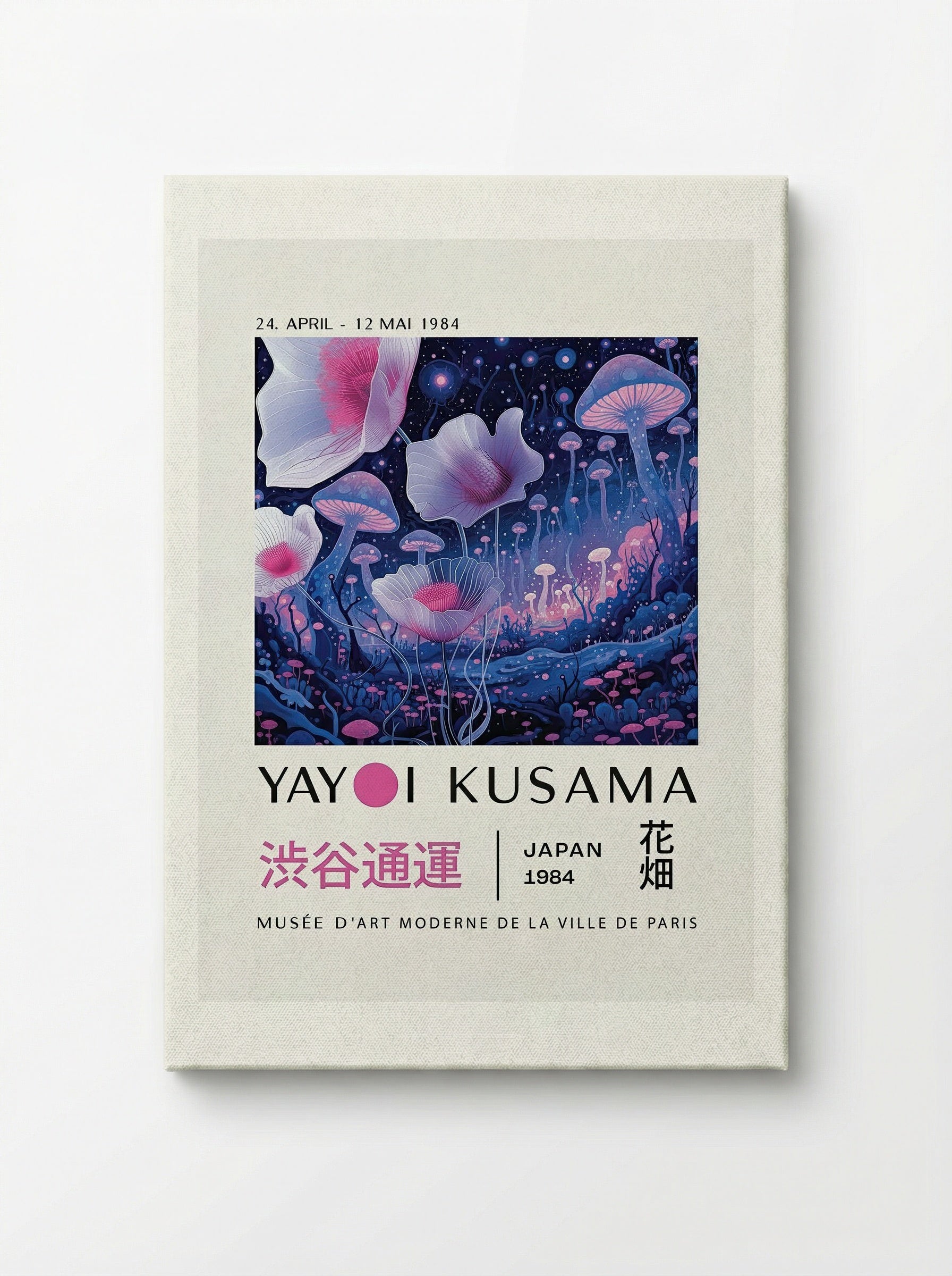 Mystical Floral Dreamscape - Yayoi Kusama - Canvas