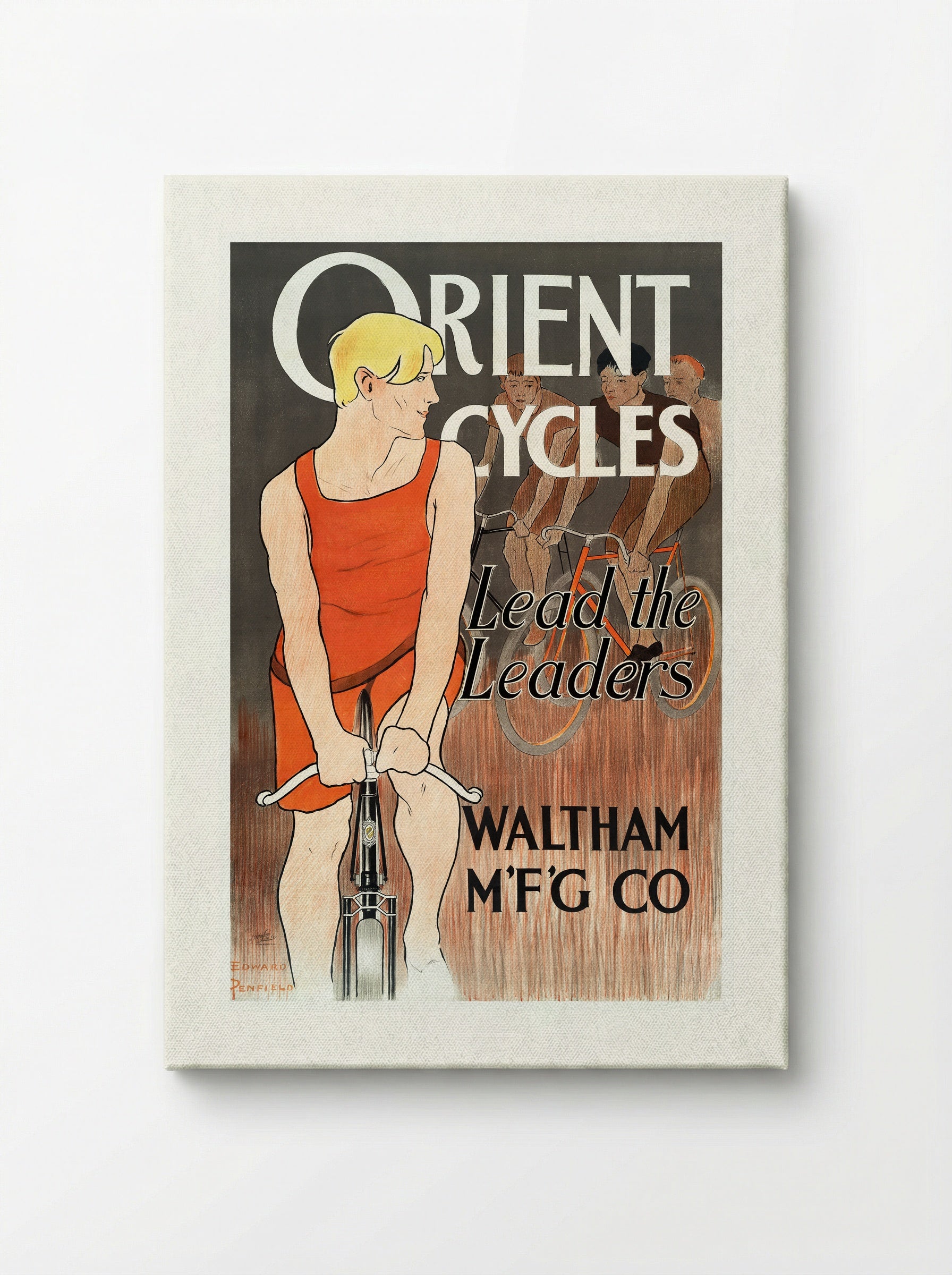 Orient Cycles: Lead the Leaders - Edward Penfield - Canvas