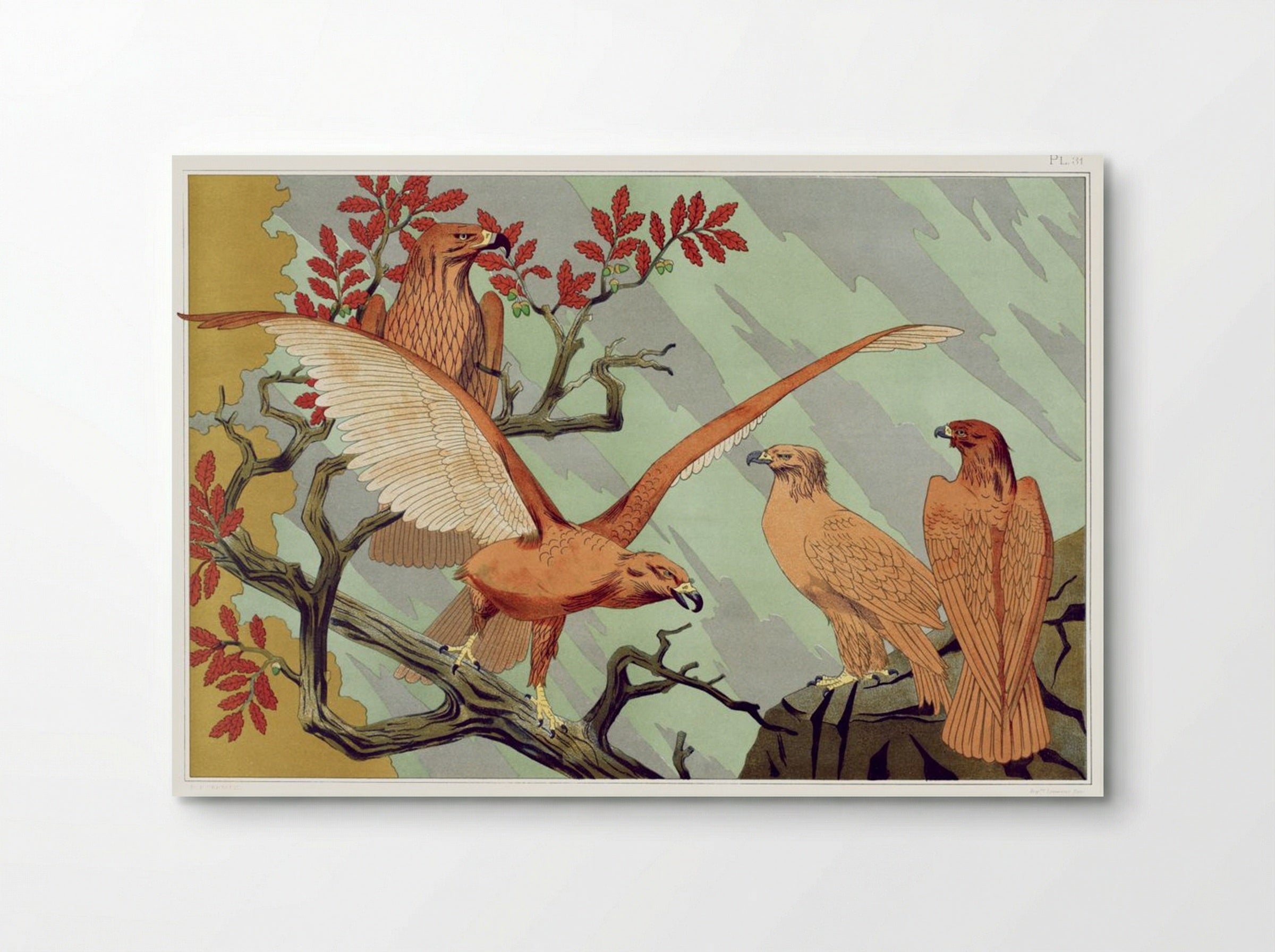 Aigles (Eagles) from L'animal dans la décoration - Maurice Pillard Verneuil - Poster