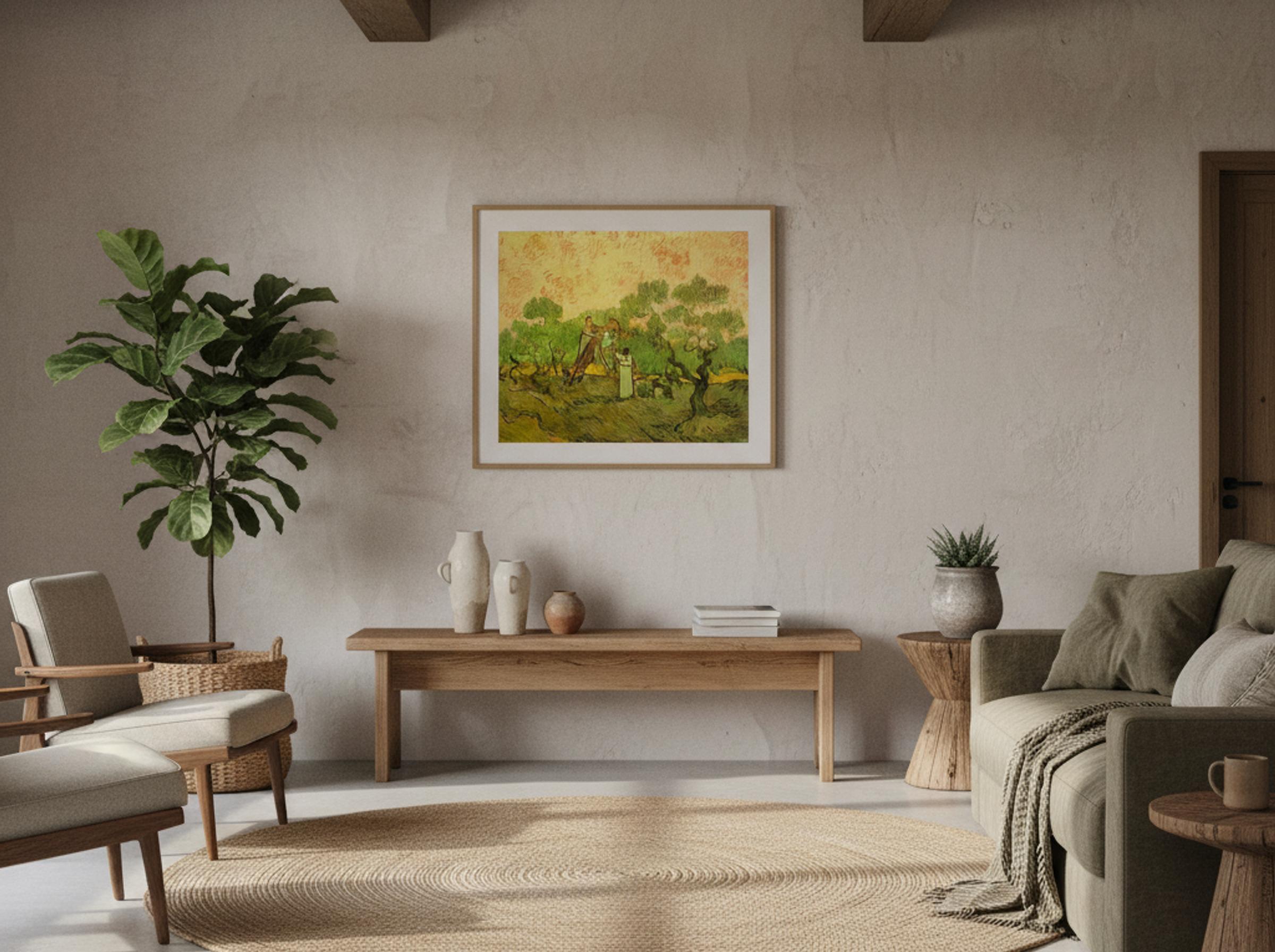 Olive Picking - Vincent van Gogh - Lifestyle