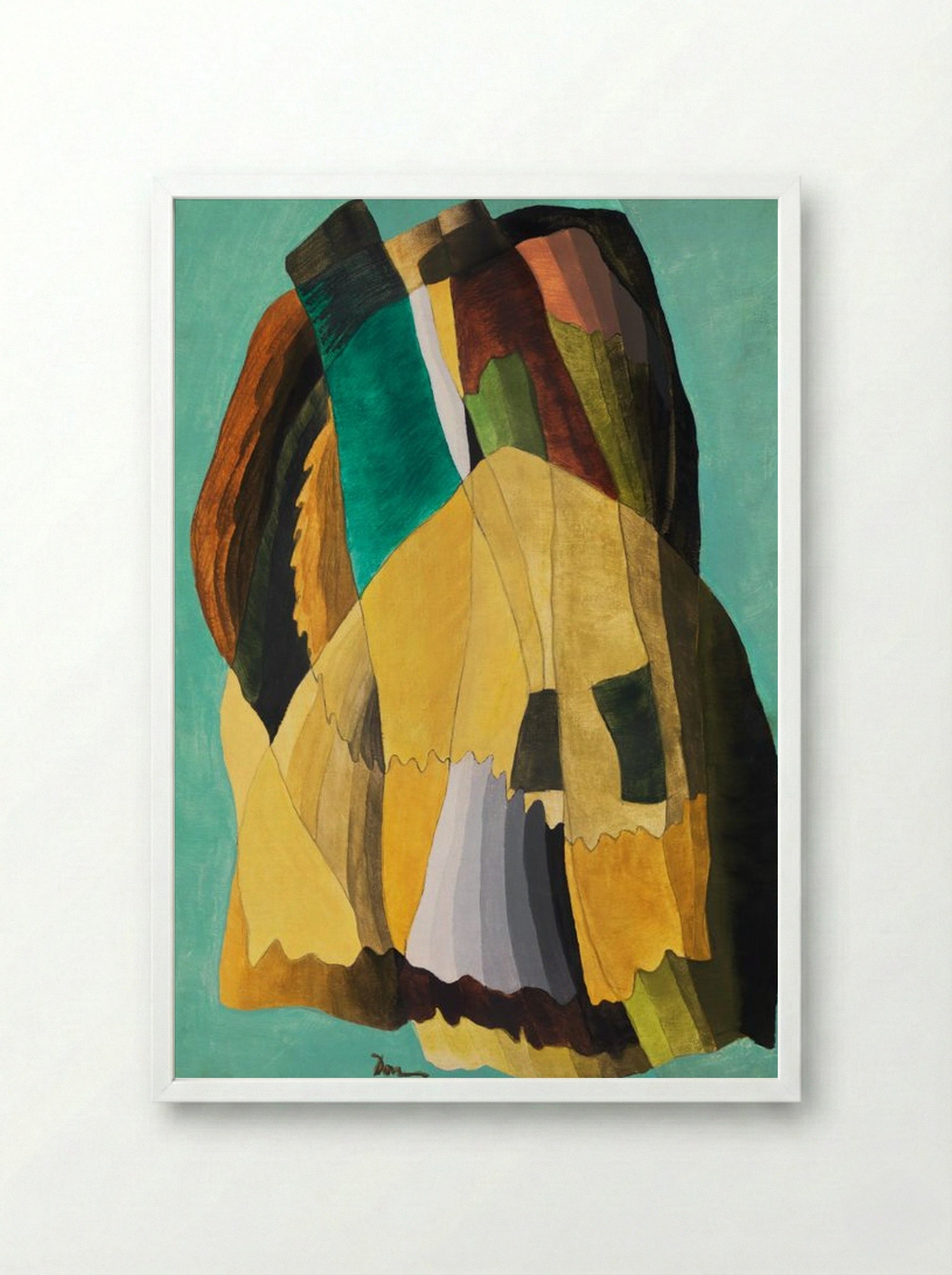 Shore Road - Arthur Dove - Framed Print White