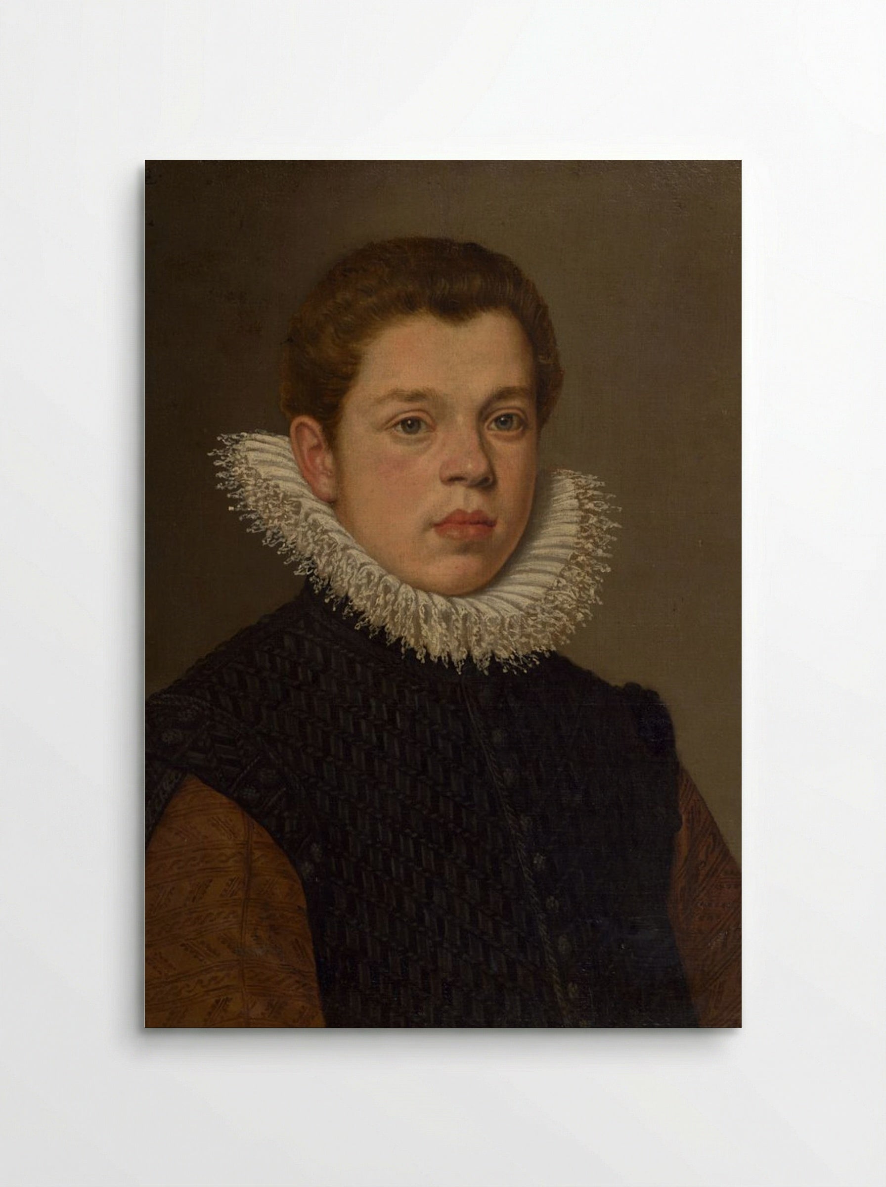Portrait of a Young Man with a White Ruff Collar - Sofonisba Anguissola - Poster
