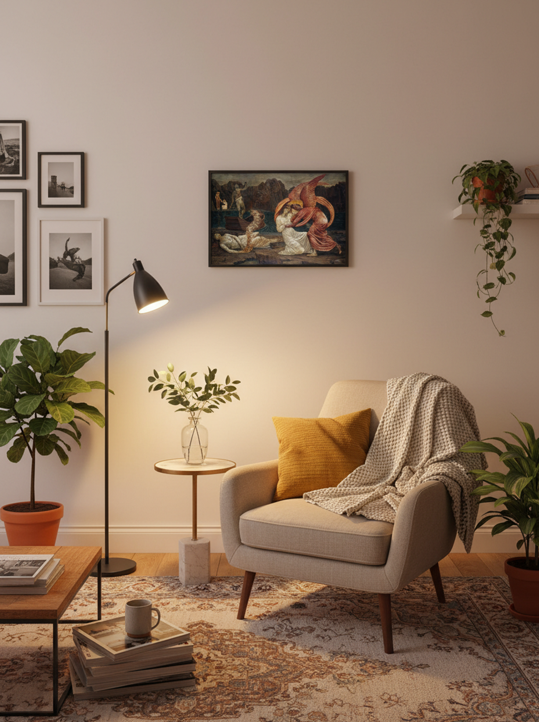 Psyche Receiving the Casket from Proserpine - Edward Burne-Jones - Lifestyle
