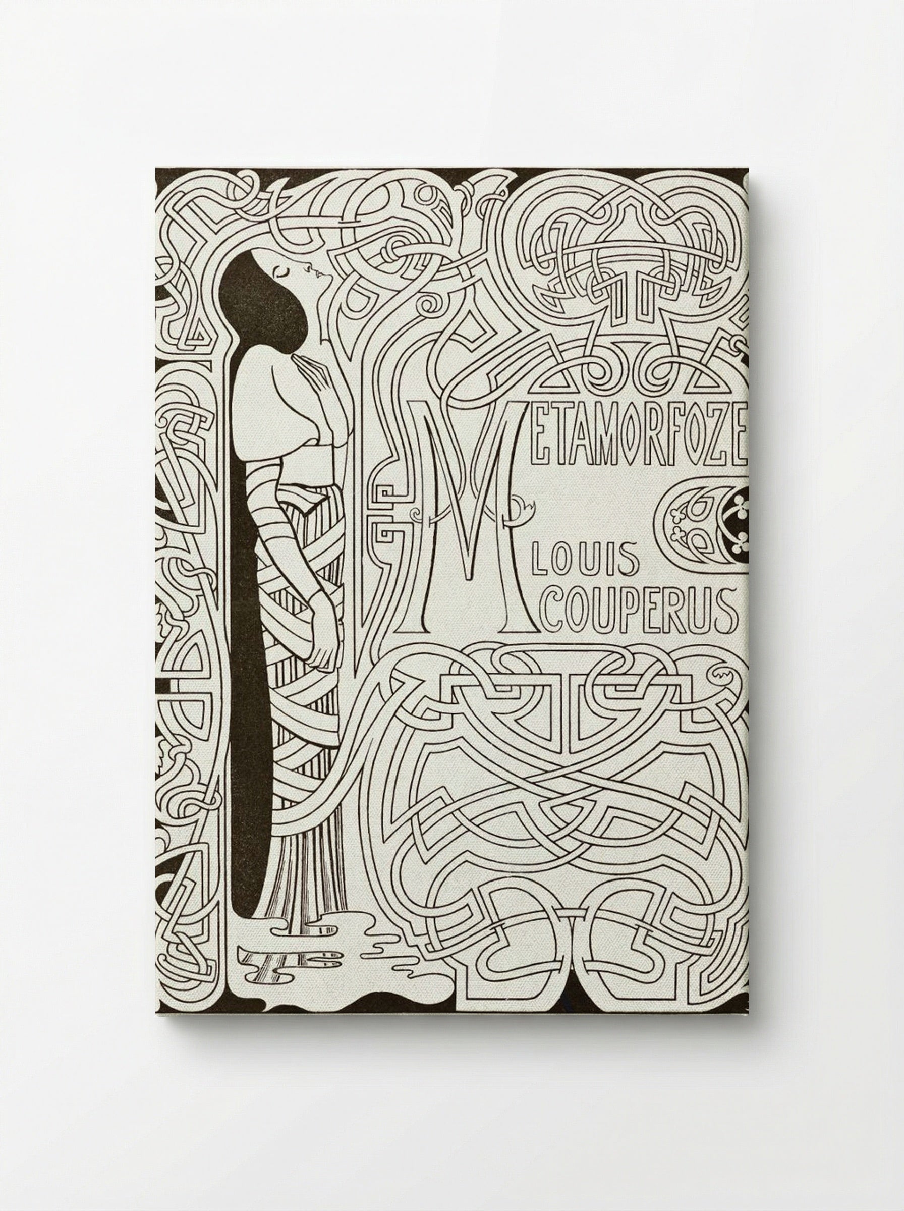 Book Binding Design for 'Metamorfoze' by Louis Couperus - Jan Toorop - Canvas