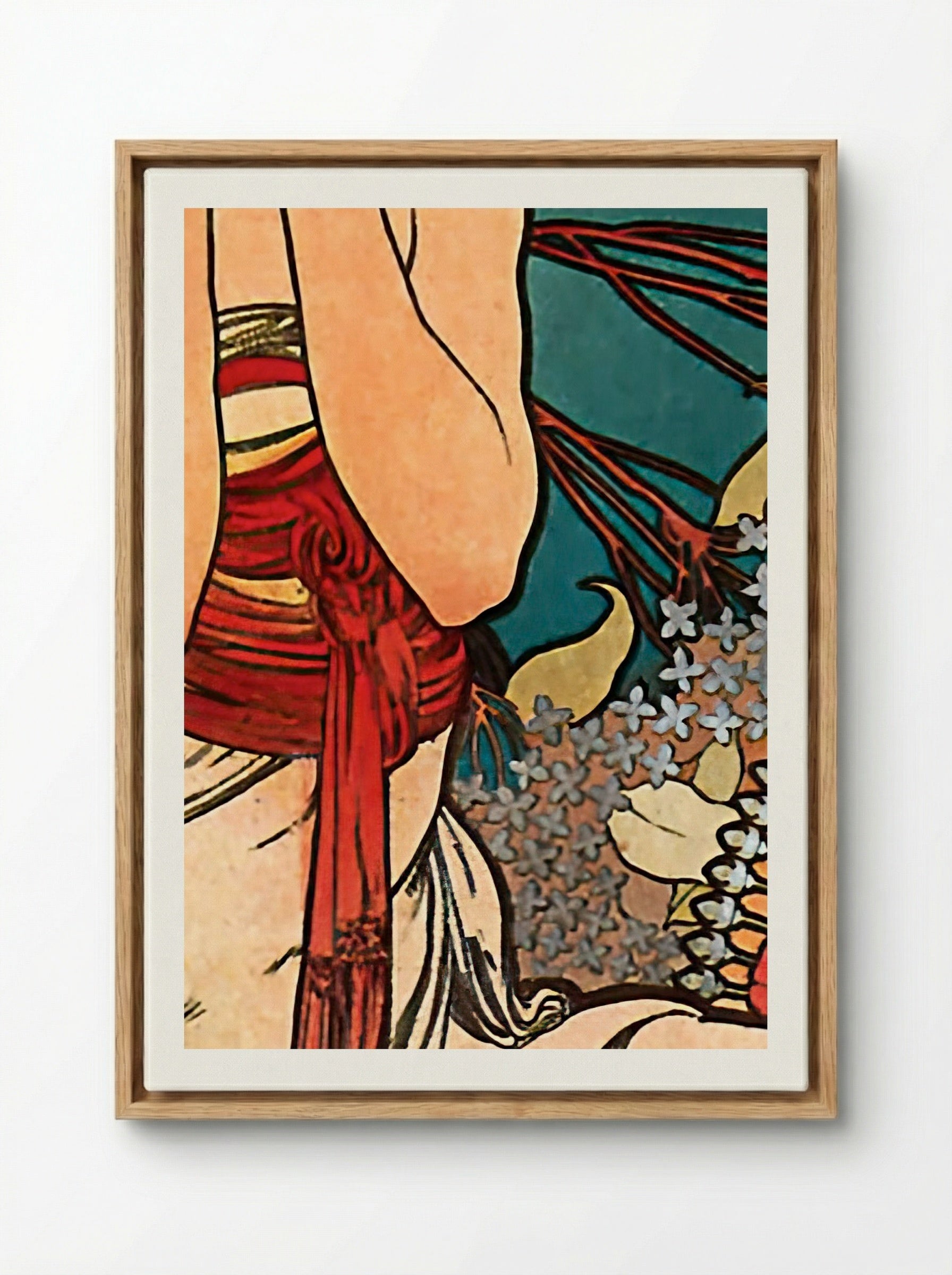 Monaco Monte-Carlo - Alfons Mucha - Framed Canvas Wood