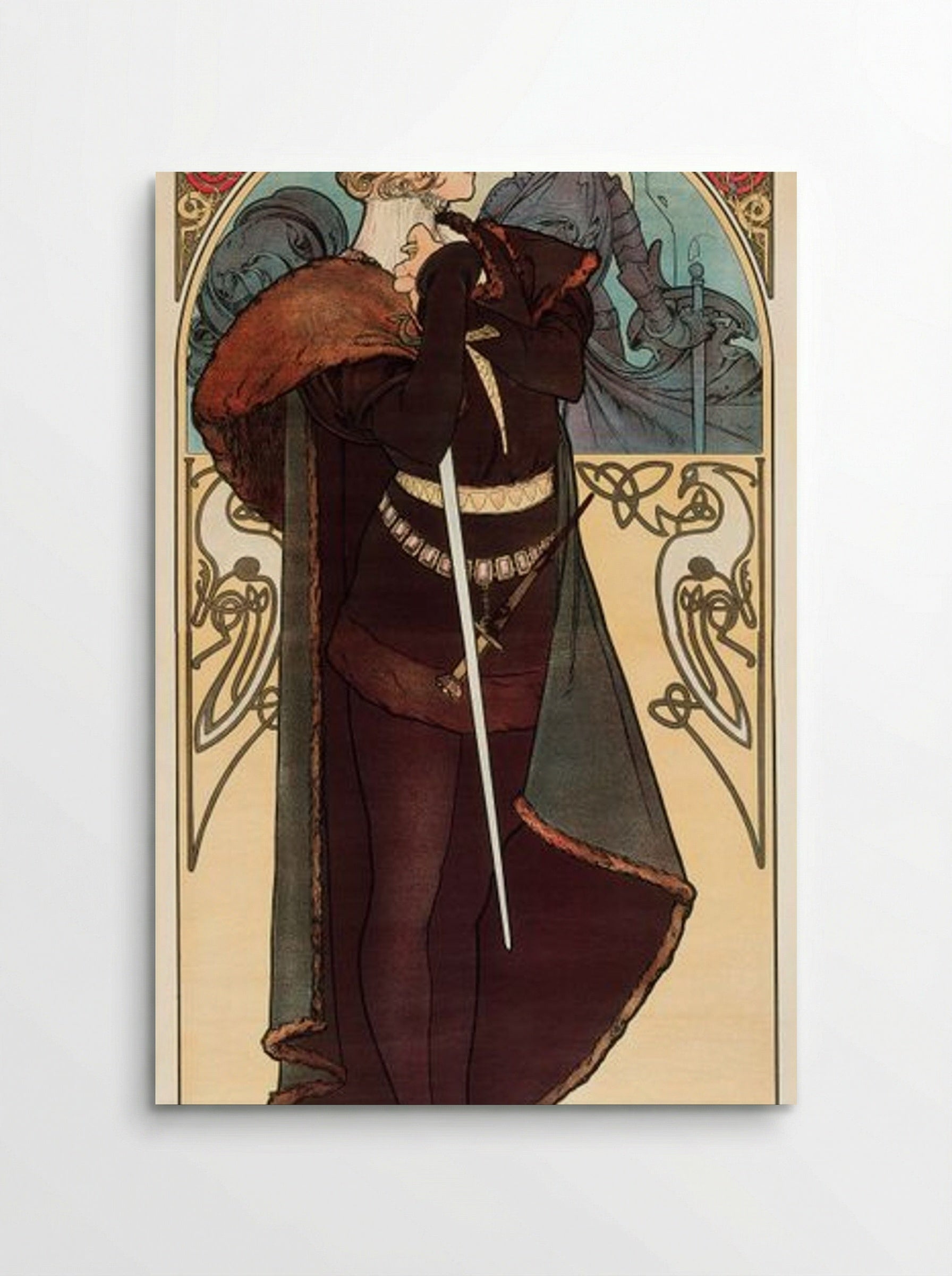 Hamlet, Sarah Bernhardt - Alphonse Mucha - Poster