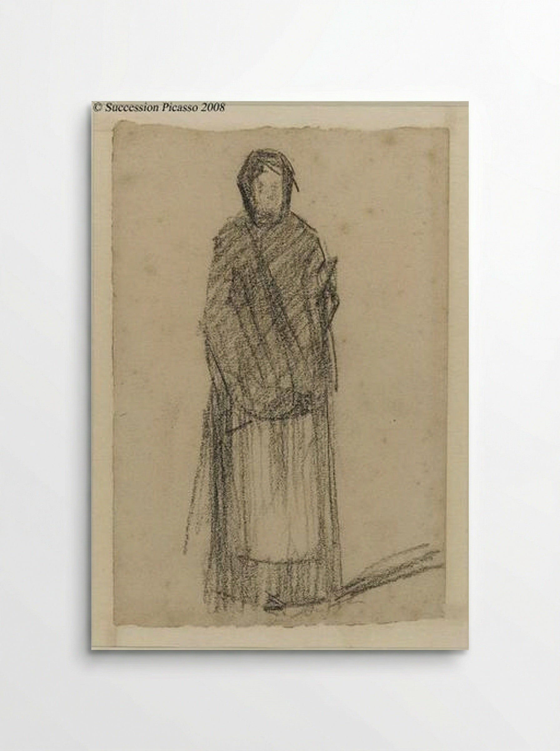 Study of a Standing Woman - Pablo Picasso - Poster