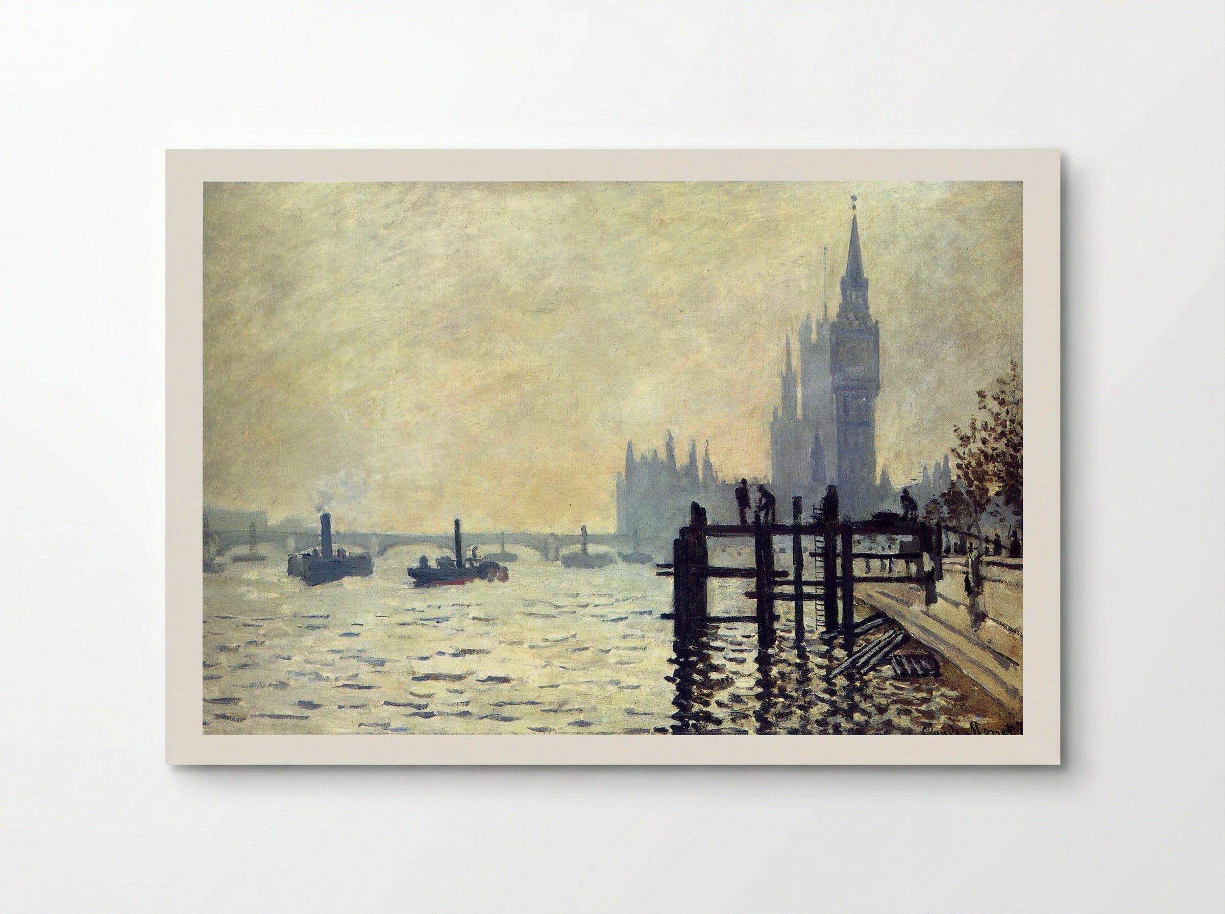 The Thames below Westminster - Claude Monet - Poster
