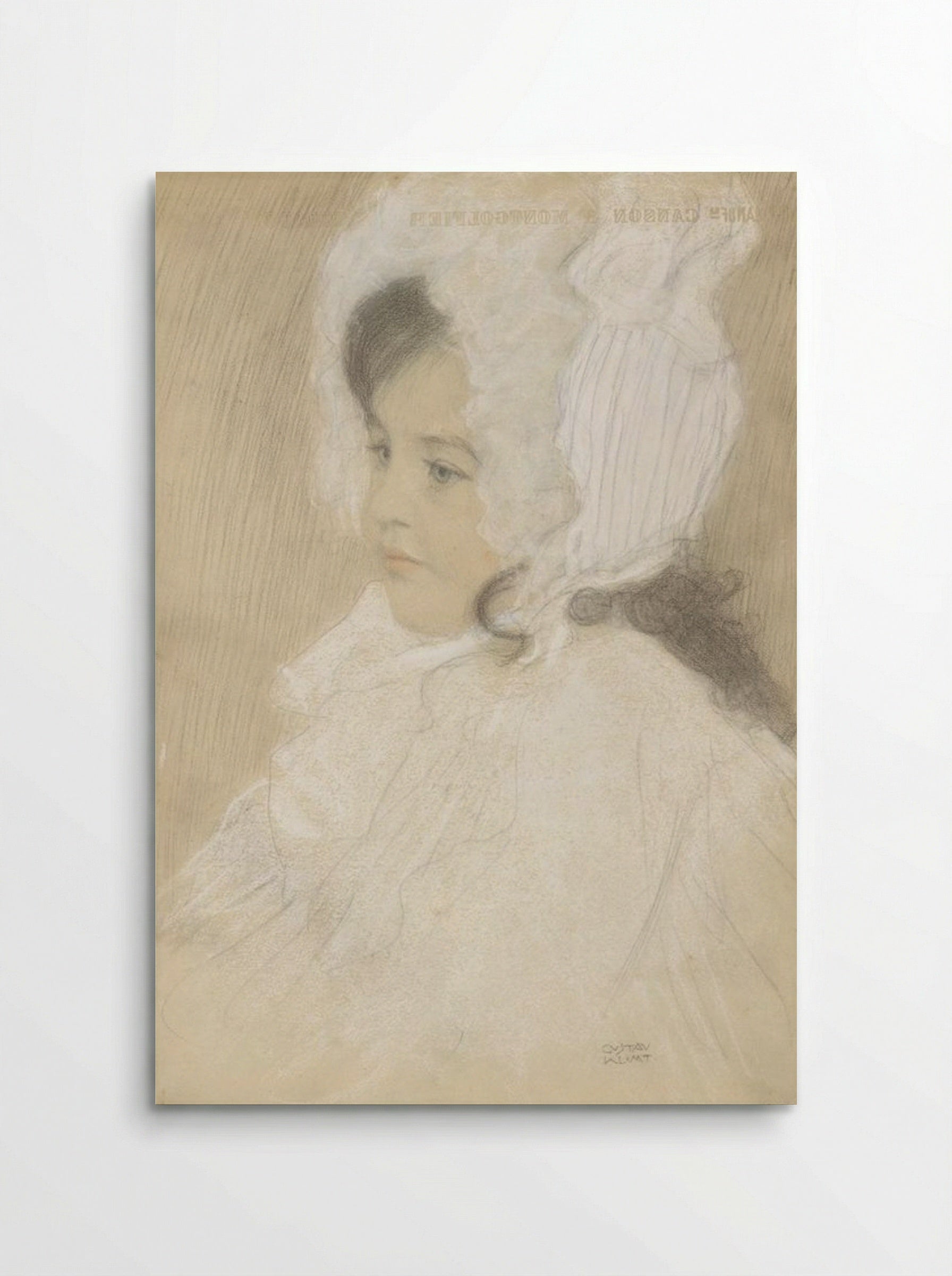 Portrait of a Child, Marie Moll - Gustav Klimt - Poster