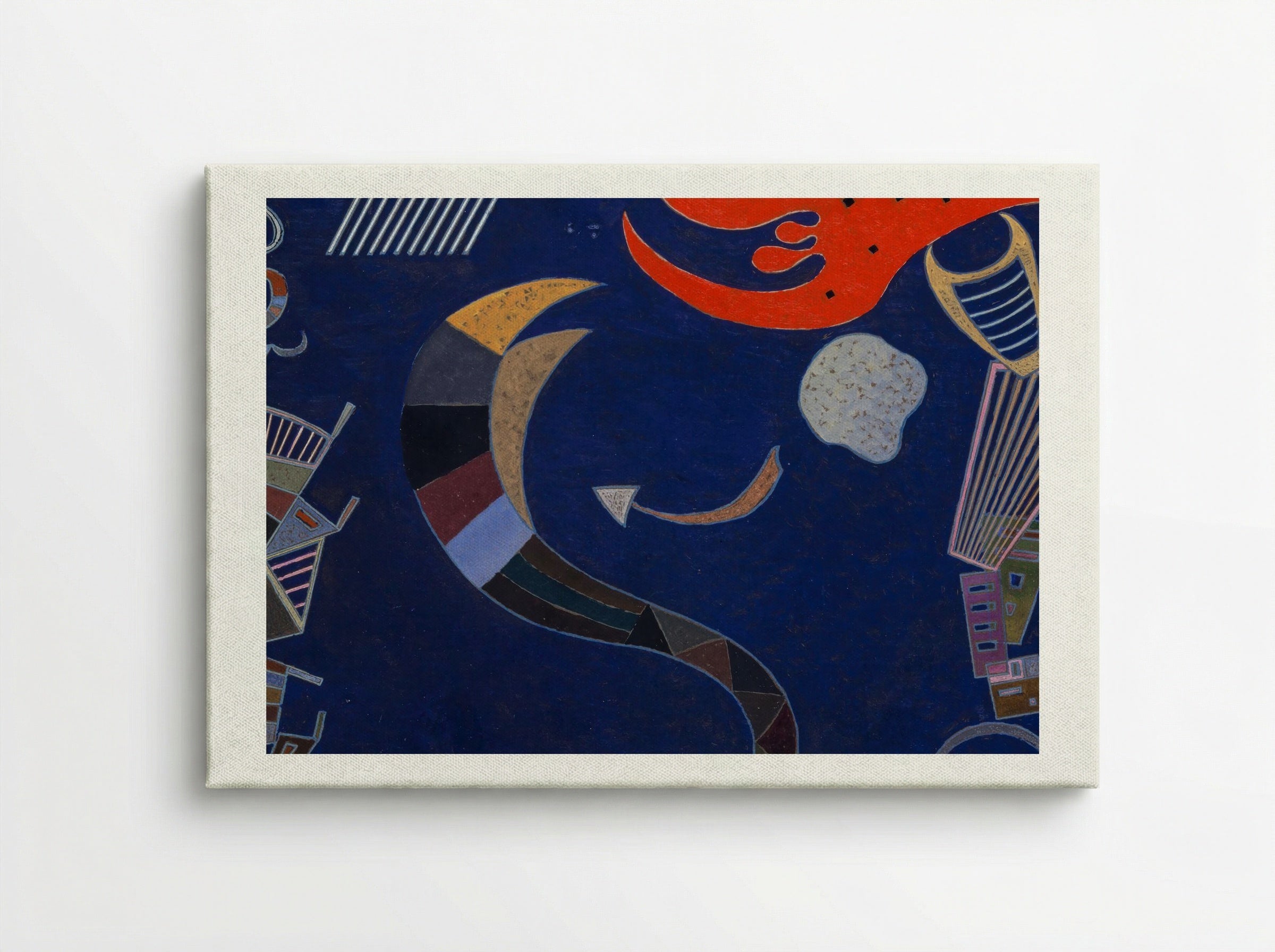 La flèche - Wassily Kandinsky - Canvas