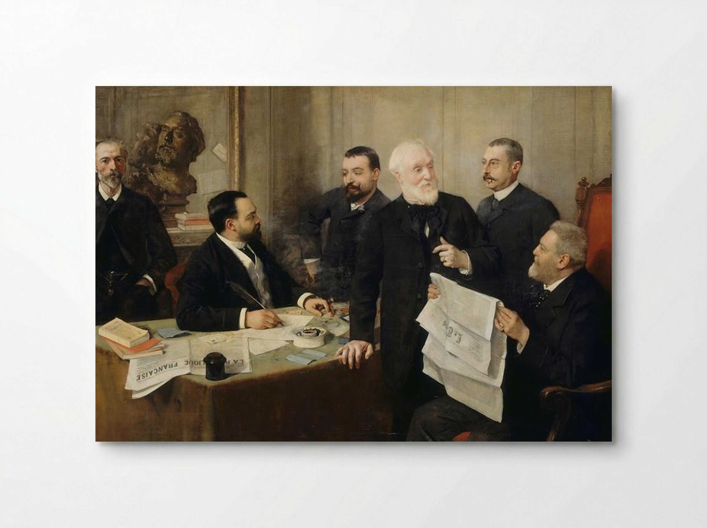 A Session of the Jury of Painting - Henri Gervex - Poster