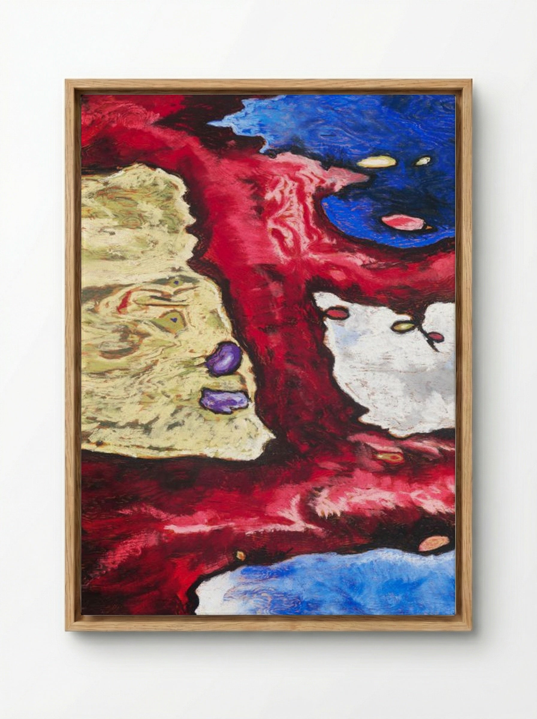 Tree Forms and Water - Arthur Dove - Framed Canvas Wood