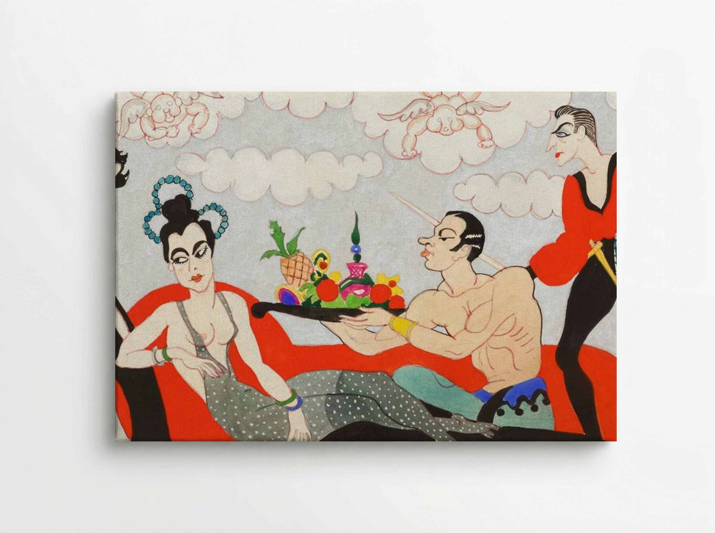 Mural Study No. 3 - John Decker - Canvas