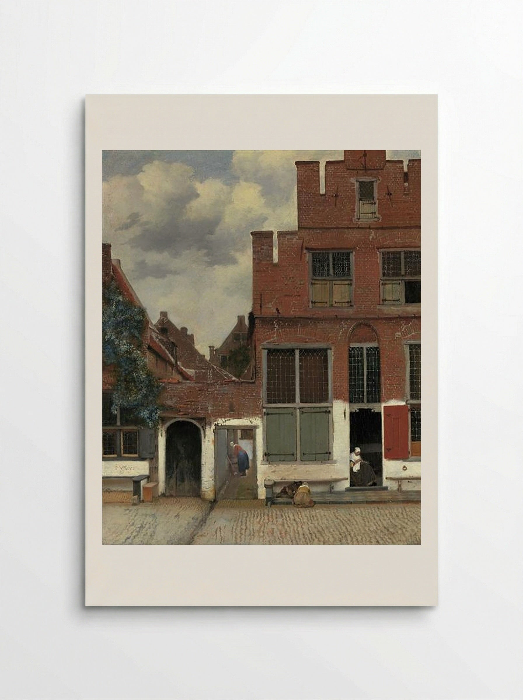 The Little Street - Johannes Vermeer - Poster