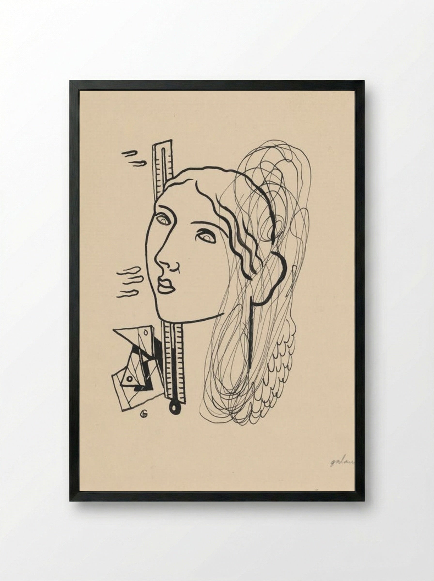Thermometer - Mikuláš Galanda - Framed Print Black