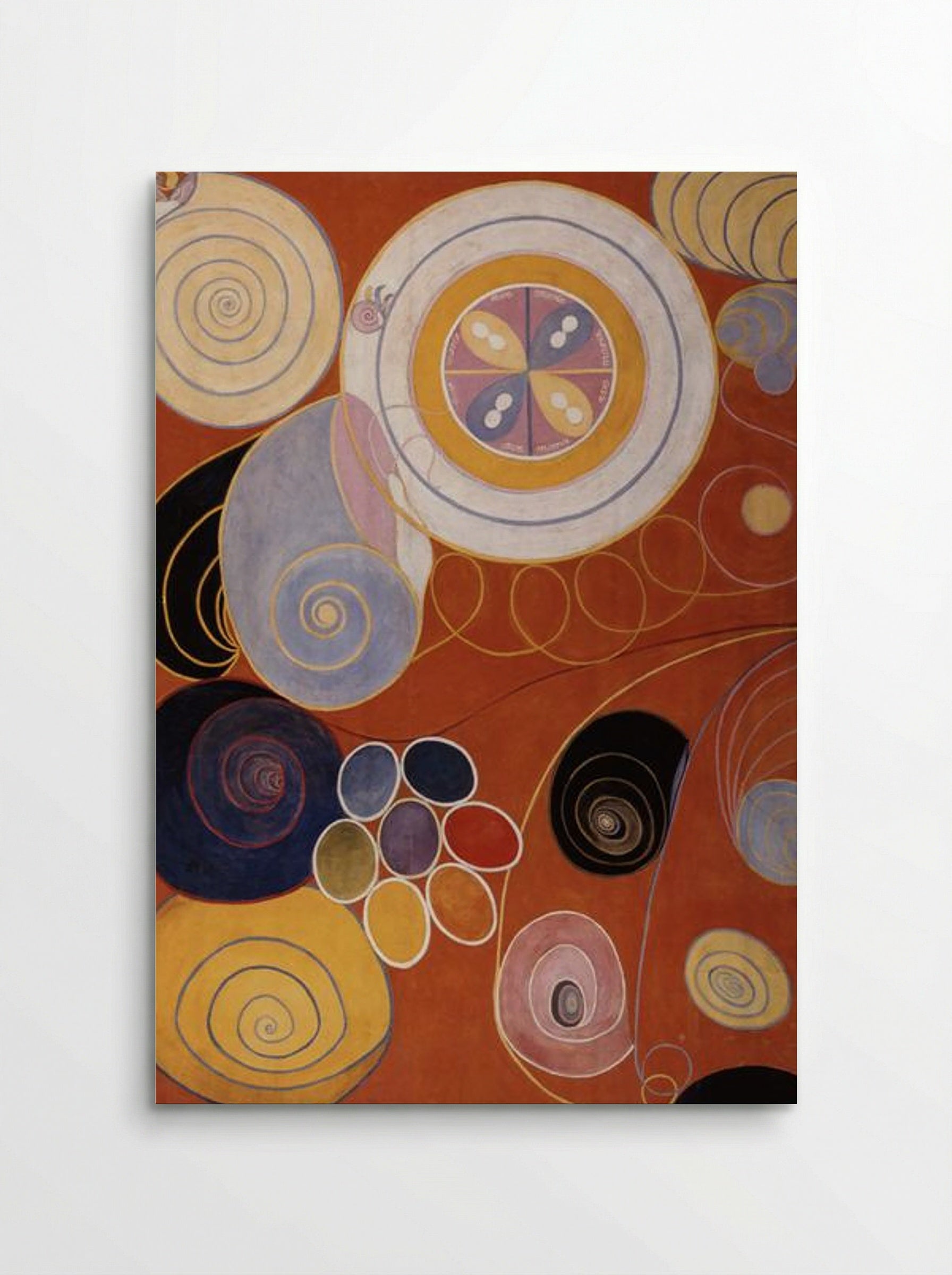 Untitled (Geometric Composition with Spirals and Circles) - Hilma af Klint - Poster