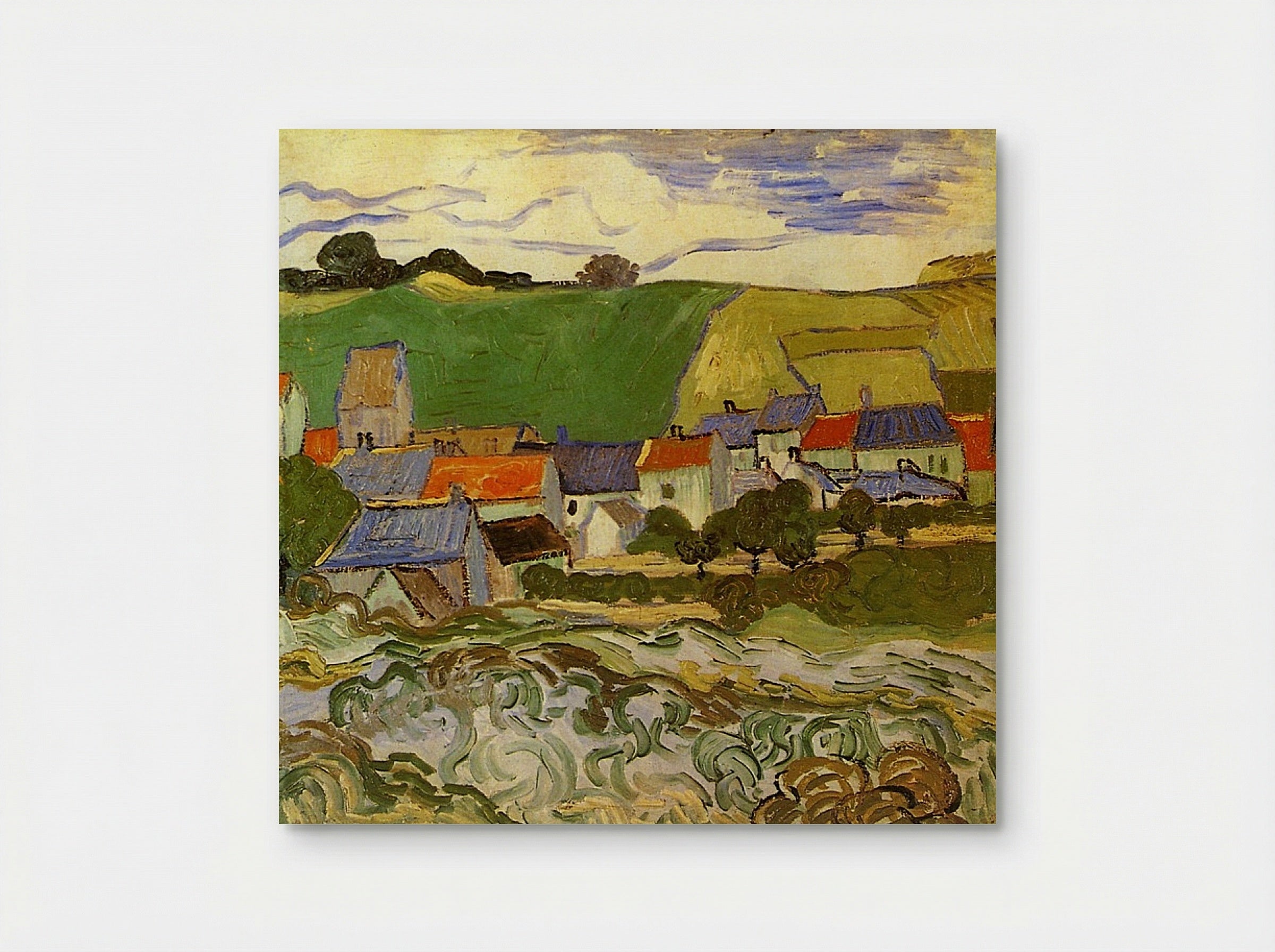 View of Auvers - Vincent van Gogh - Poster