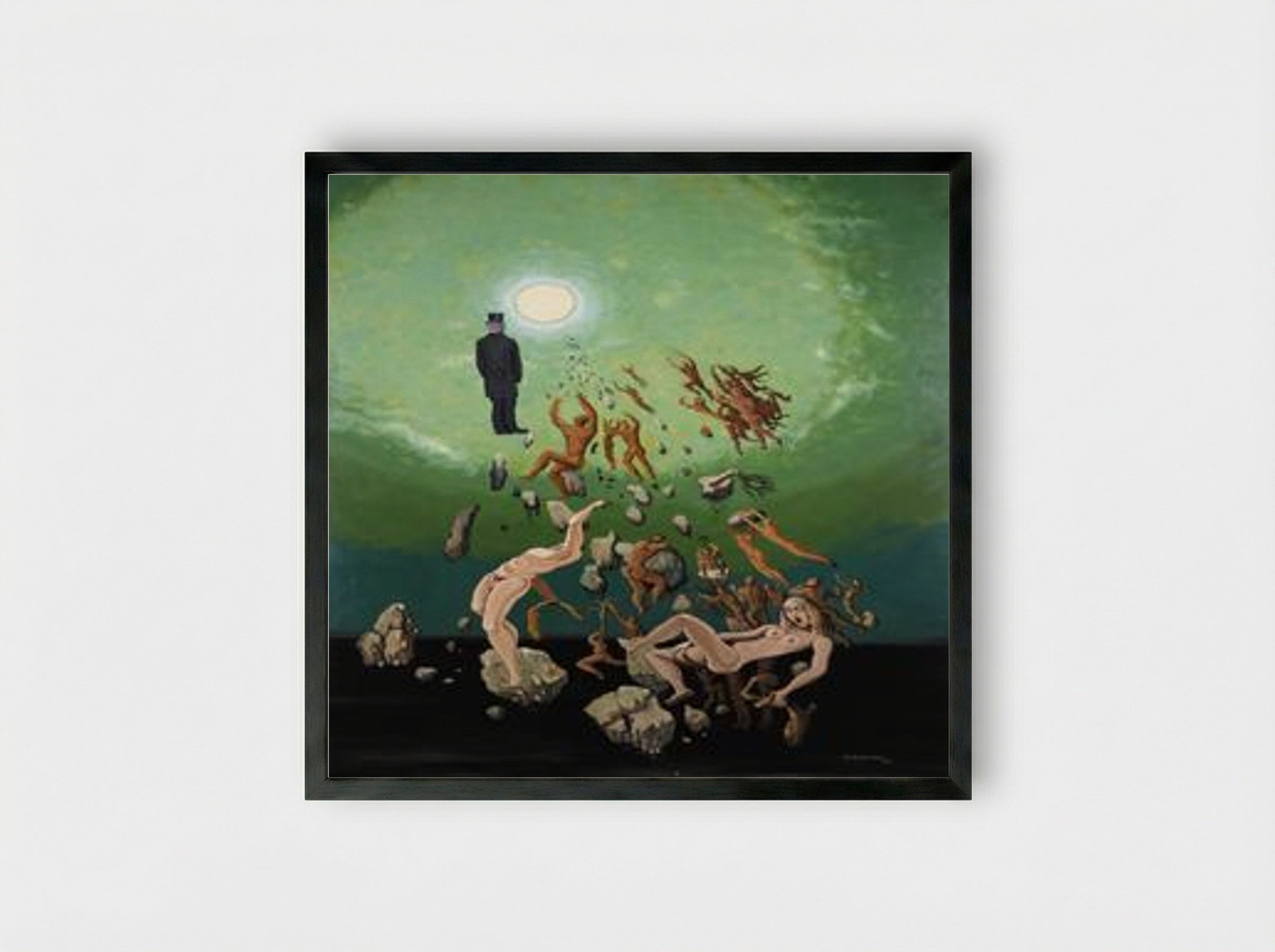 Hypergenese de la reapparition - Victor Brauner - Framed Print Black