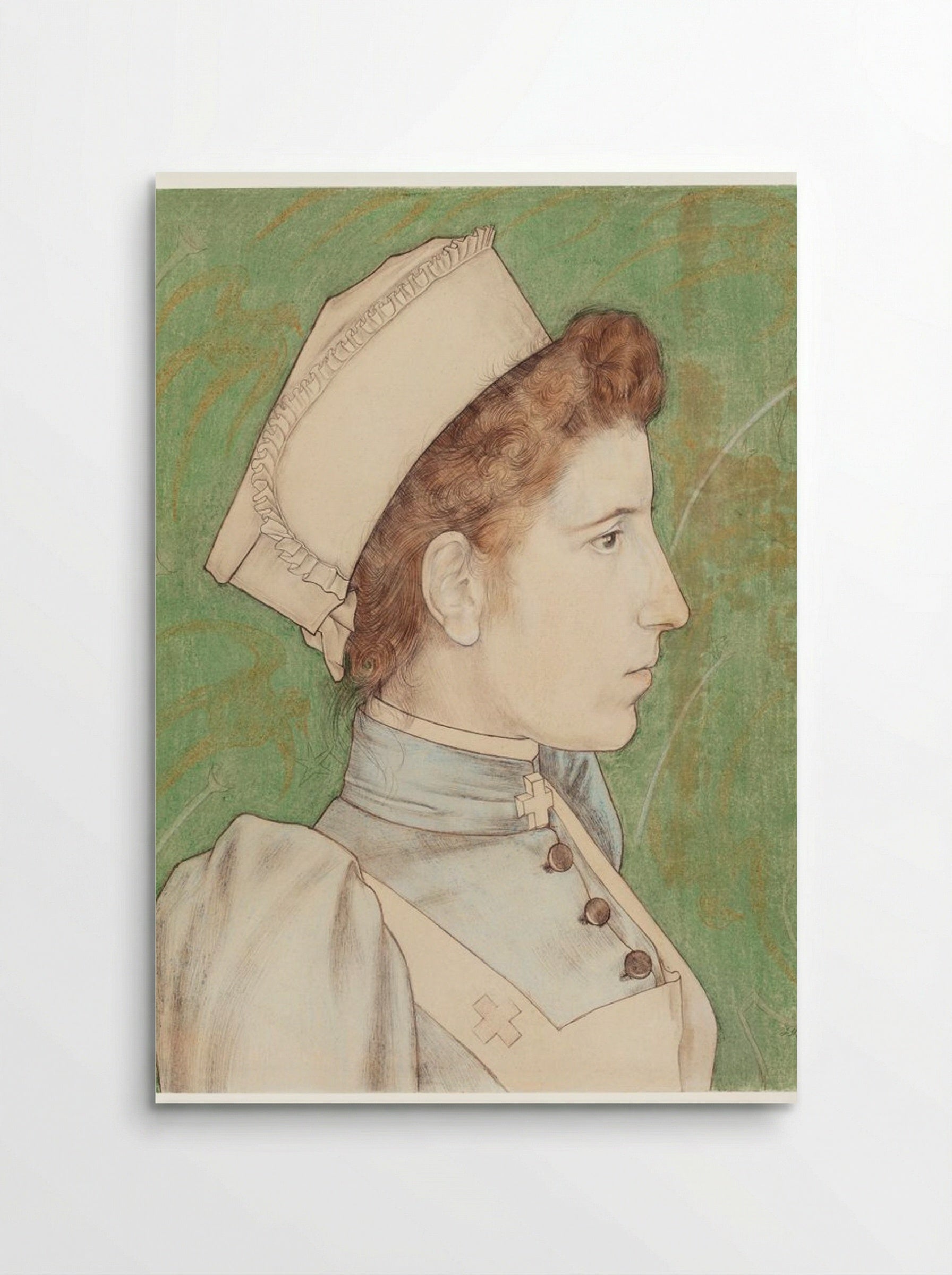 Portrait of Nurse Nelly - Jan Toorop - Poster