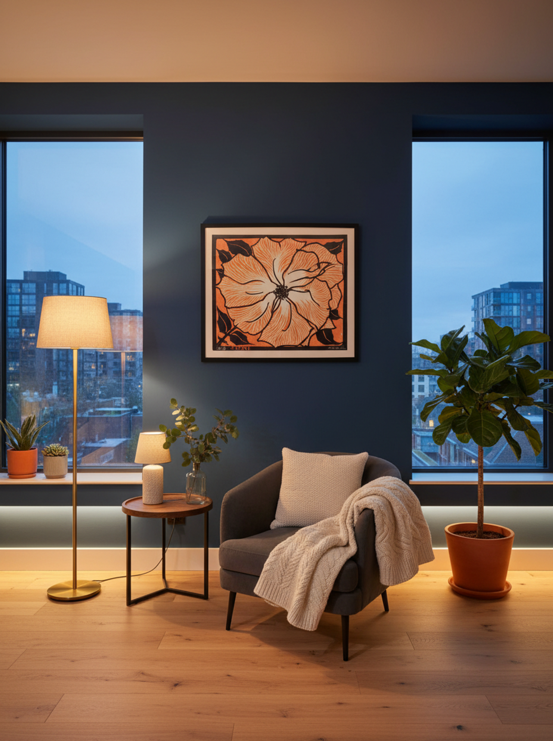 June (Floral Woodcut) - Julie de Graag - Lifestyle