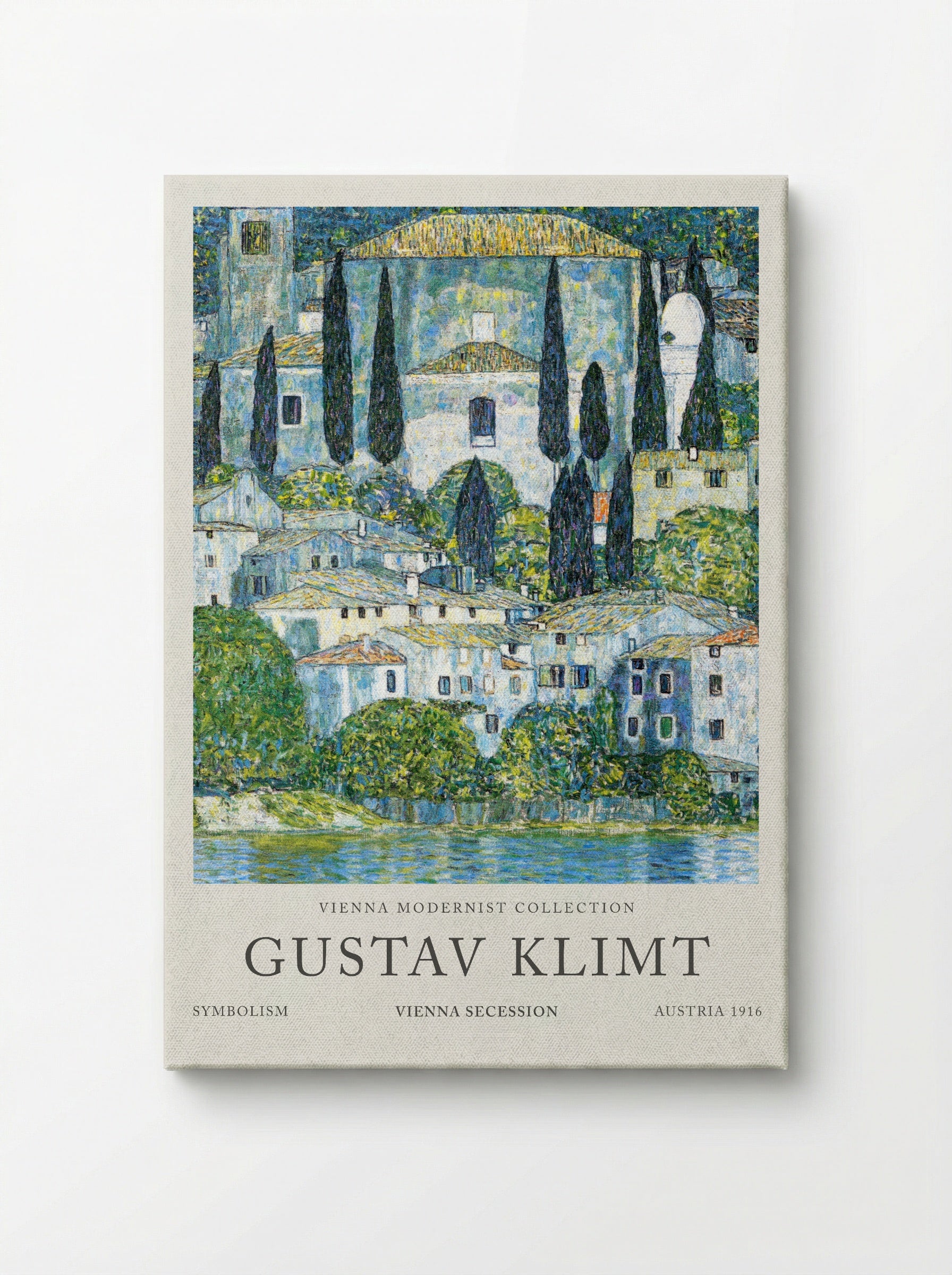 Kirche in Cassone - Gustav Klimt