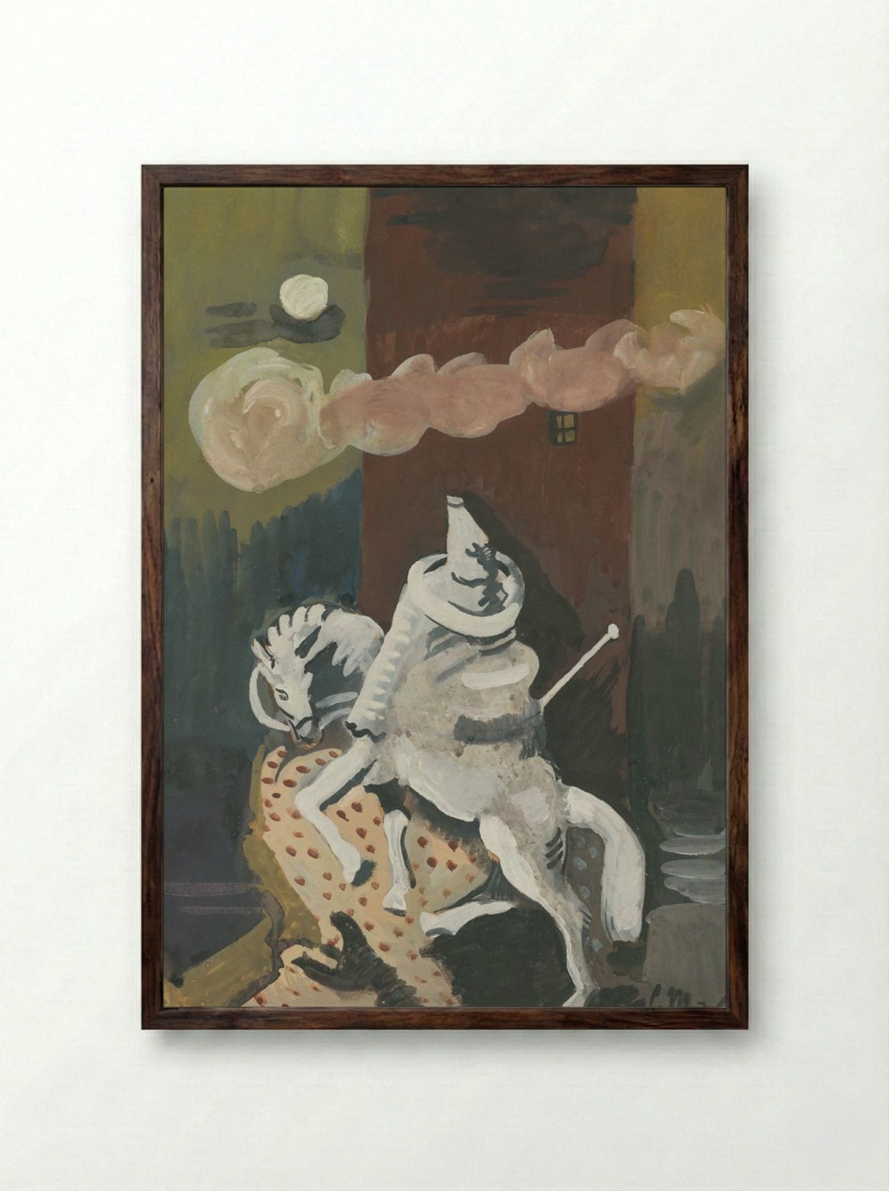 At Night - Cyprián Majerník - Framed Print Dark Wood