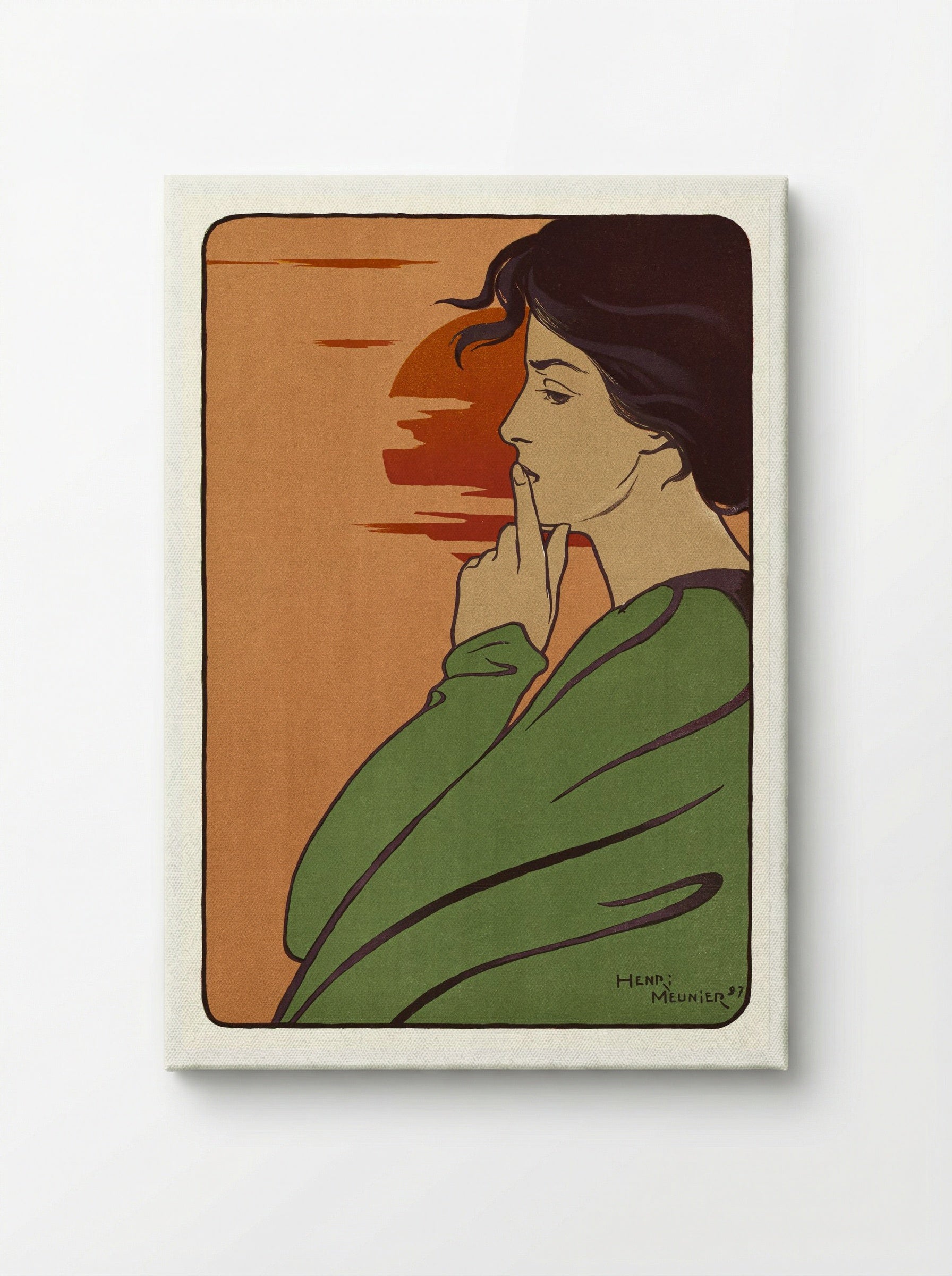 L'Heure du silence - Henri-Georges Meunier - Canvas