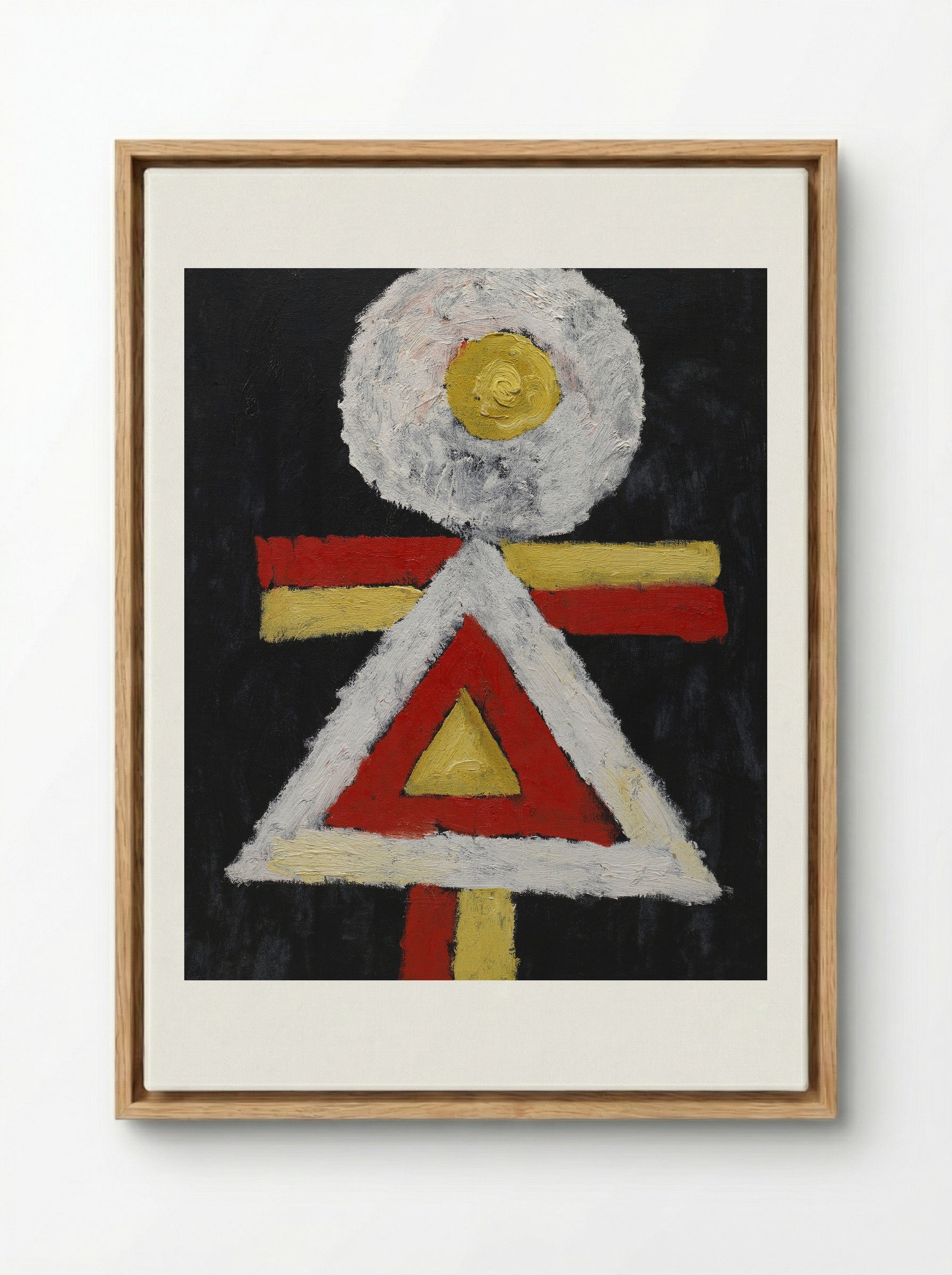 Geometric Figure - Marsden Hartley - Framed Canvas Wood