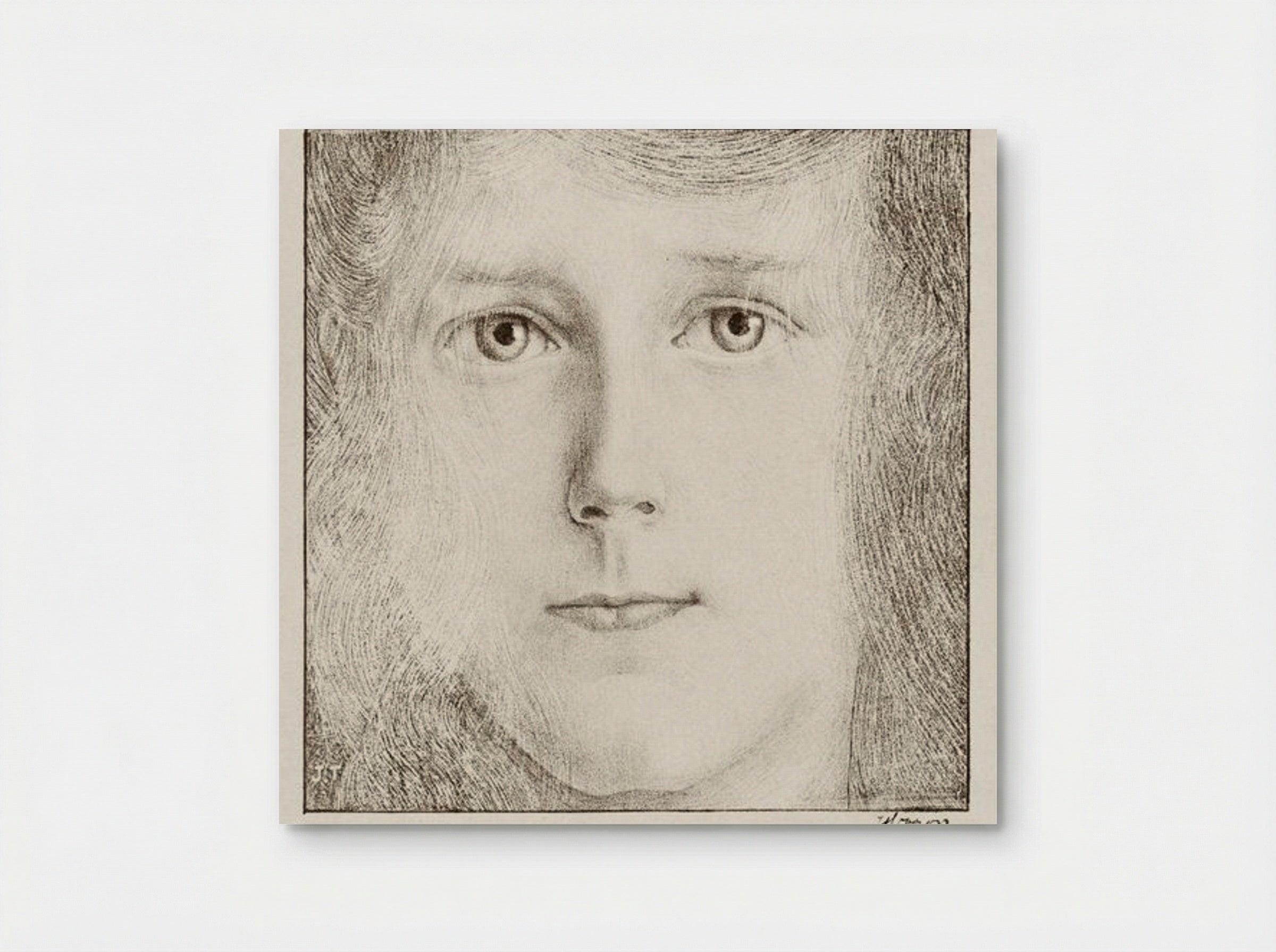 Portrait of Willy Timmerman - Jan Toorop - Poster