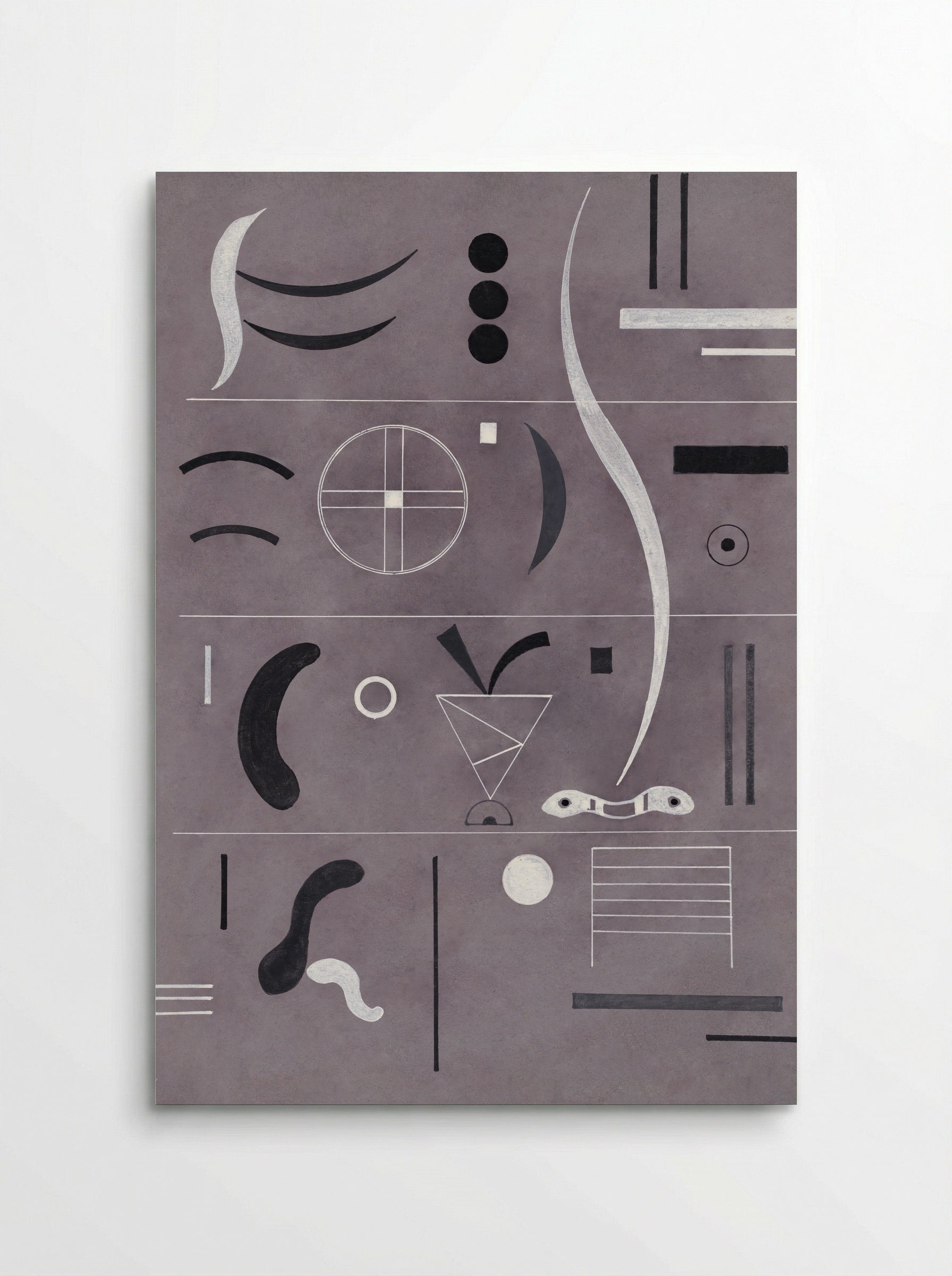 Four Parts - Wassily Kandinsky - Poster